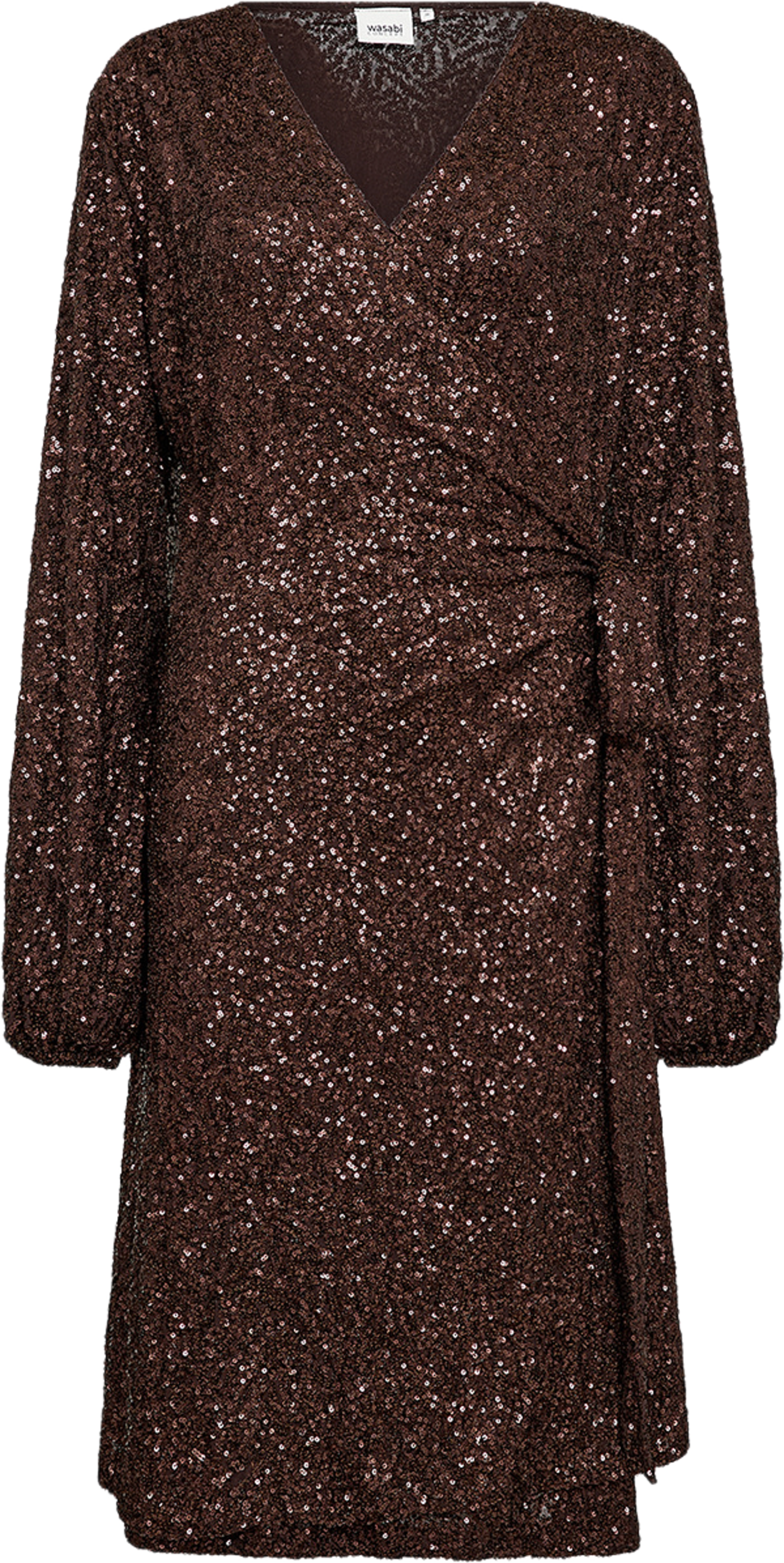 Karine 3 Dress, från Wasabi Concept, i färgen Chocolate Plum. Klicka för att öppna bilden i stort format