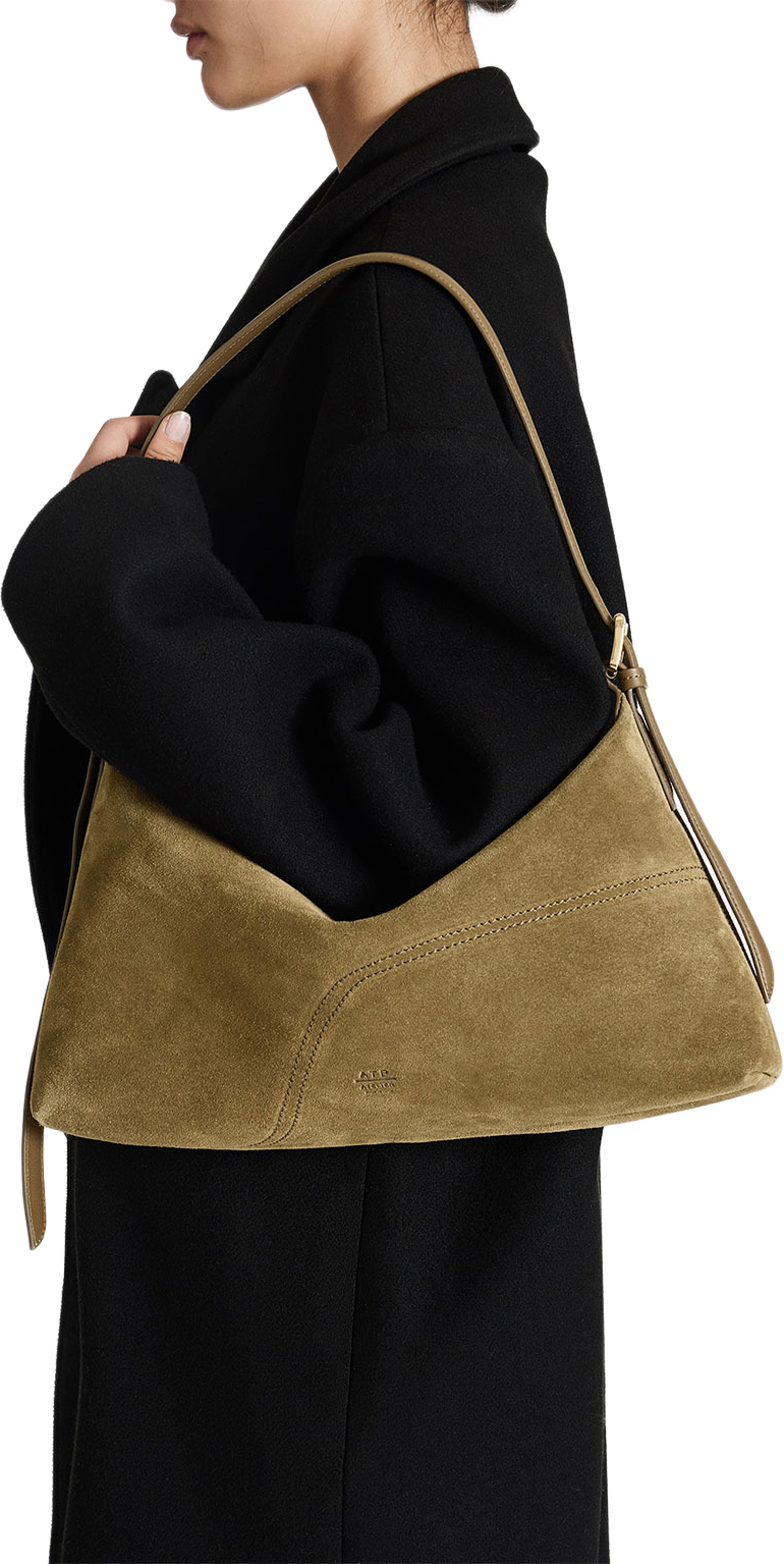 Castellare Loden Suede/Vacchetta, från ATP Atelier, i färgen Loden. Klicka för att öppna bilden i stort format
