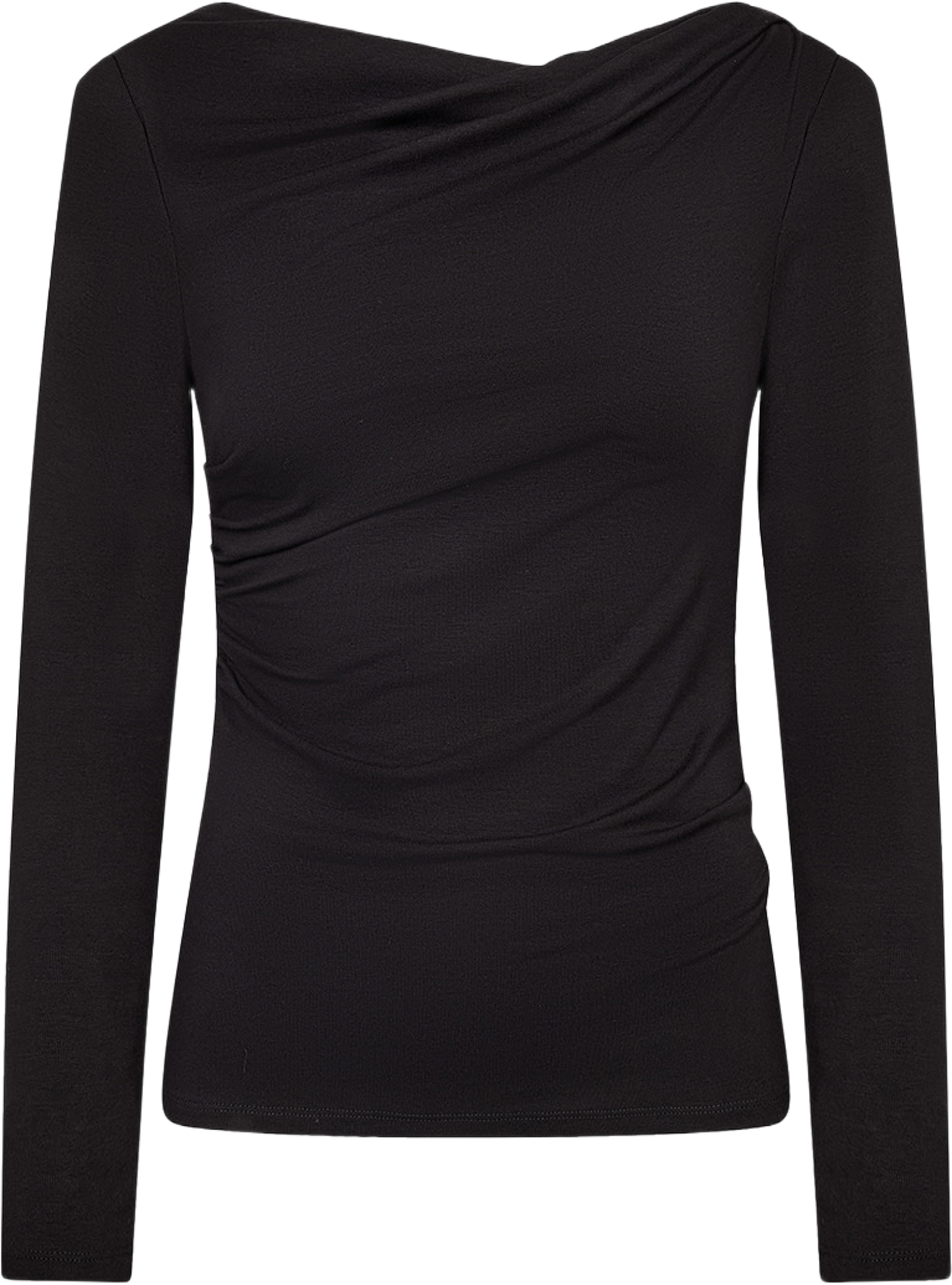 Unico 1 Blouse, från Leveté Room, i färgen Black. Klicka för att öppna bilden i stort format