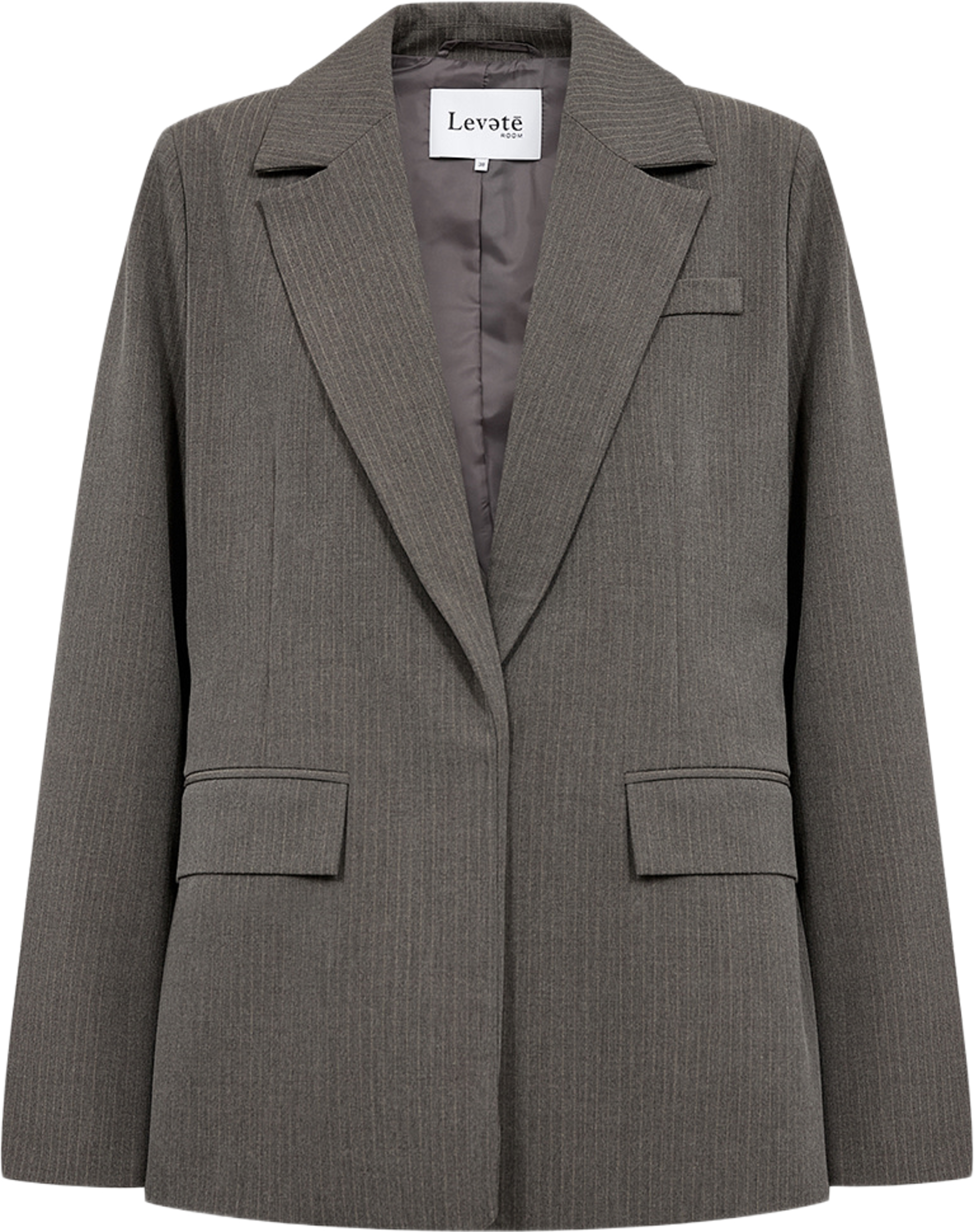Unity 1 Jacket, från Leveté Room, i färgen Dark Grey Mel. Combi. Klicka för att öppna bilden i stort format