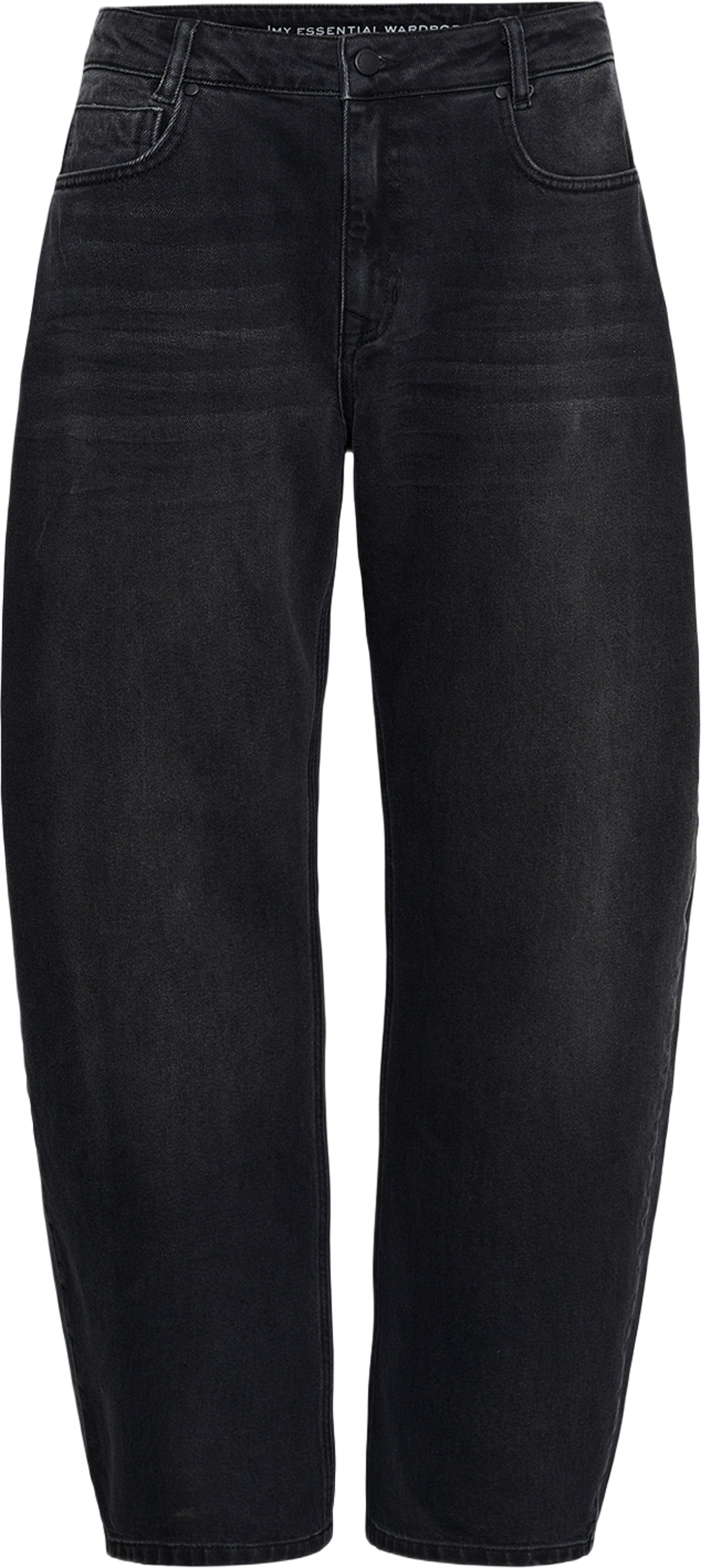 Jeans Barrel Mwremmie 139, från My Essential Wardrobe, i färgen Black Retro Wash. Klicka för att öppna bilden i stort format