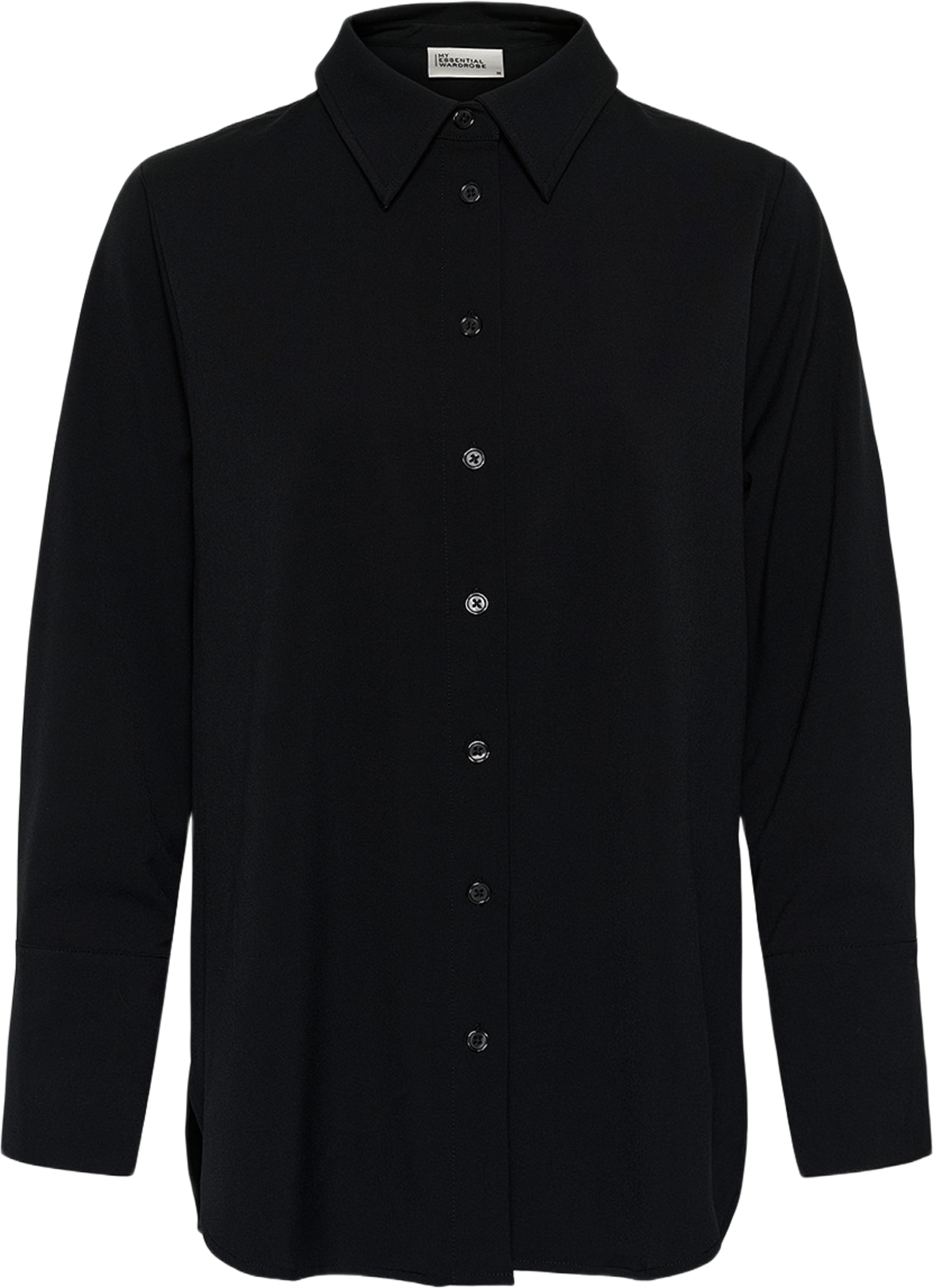 Mwhace Vitta Shirt, från My Essential Wardrobe, i färgen Black. Klicka för att öppna bilden i stort format