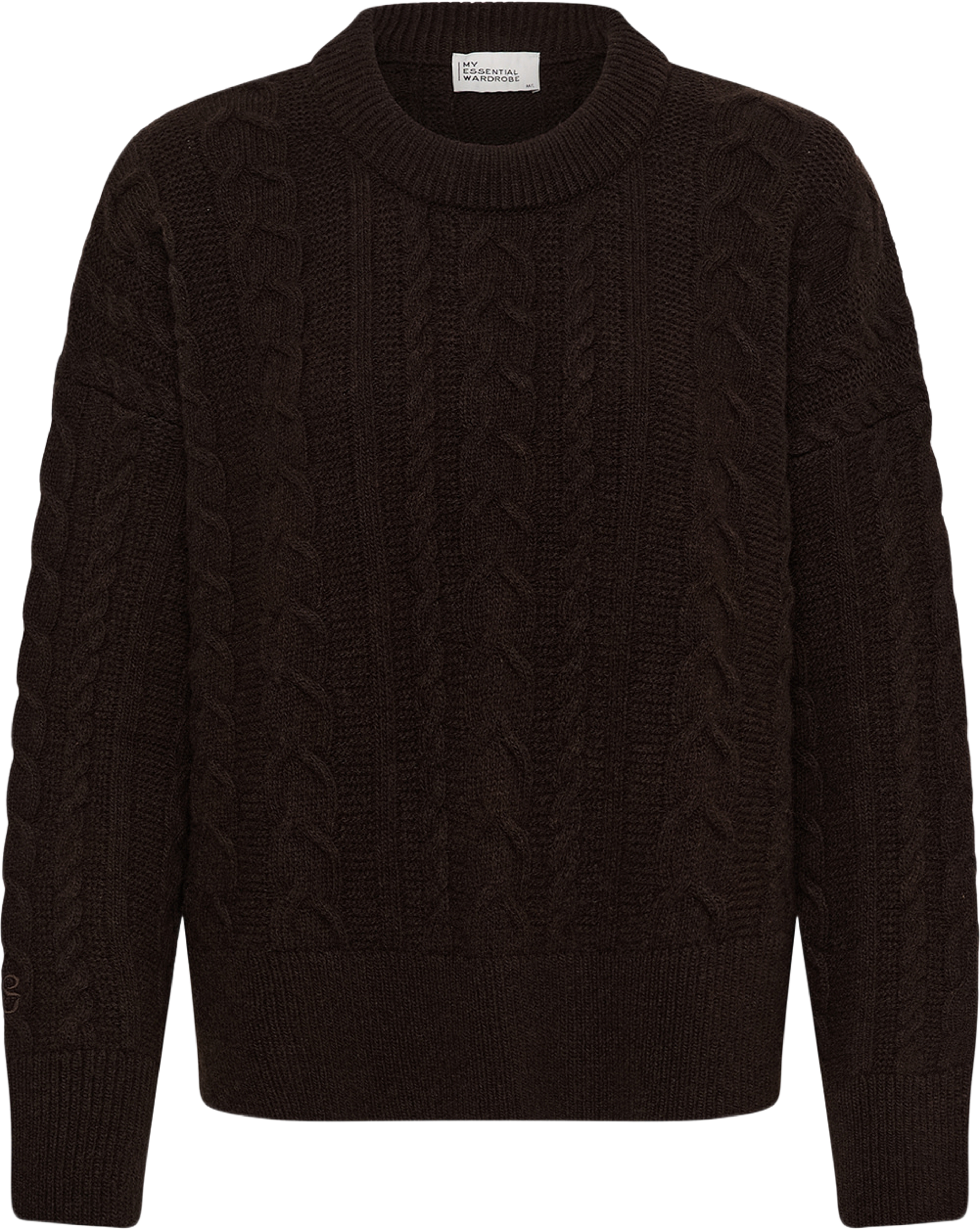 Mwparis Lw Pullover, från My Essential Wardrobe, i färgen Chocolate Plum. Klicka för att öppna bilden i stort format