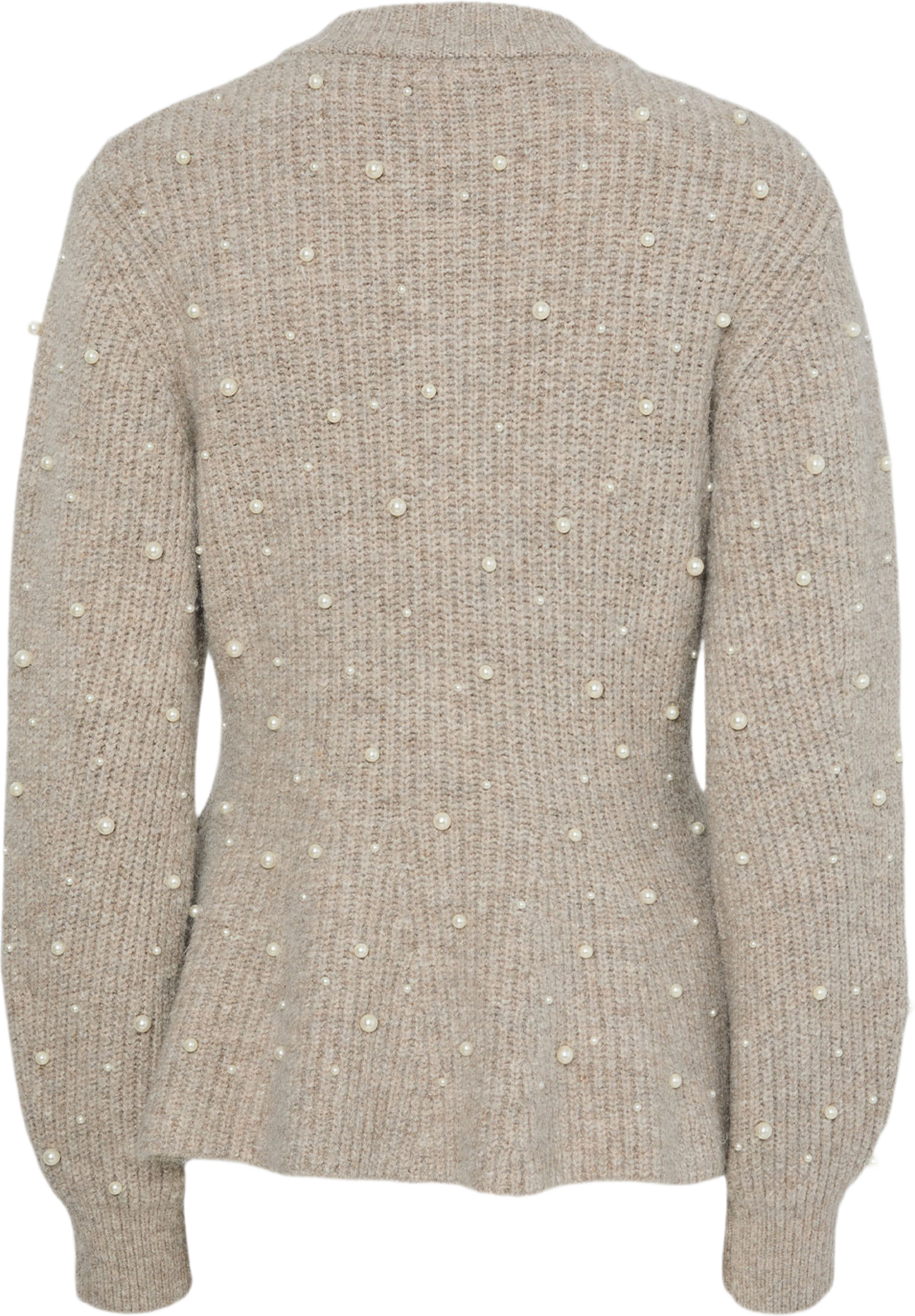 Yaspemina Knit Cardigan, från YAS, i färgen Fungi. Klicka för att öppna bilden i stort format