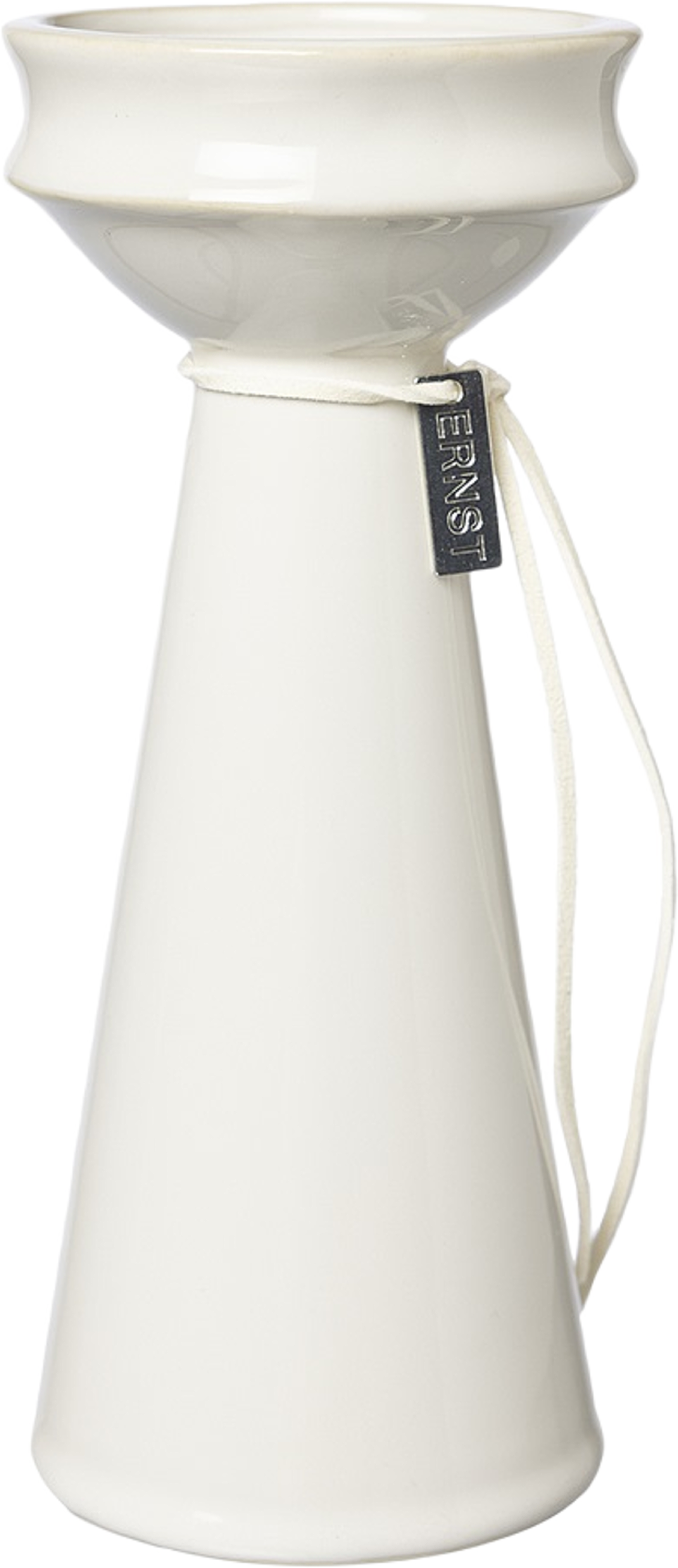 Lökvas d8,5 h20 naturvit, från ERNST, i färgen Naturvit. Klicka för att öppna bilden i stort format