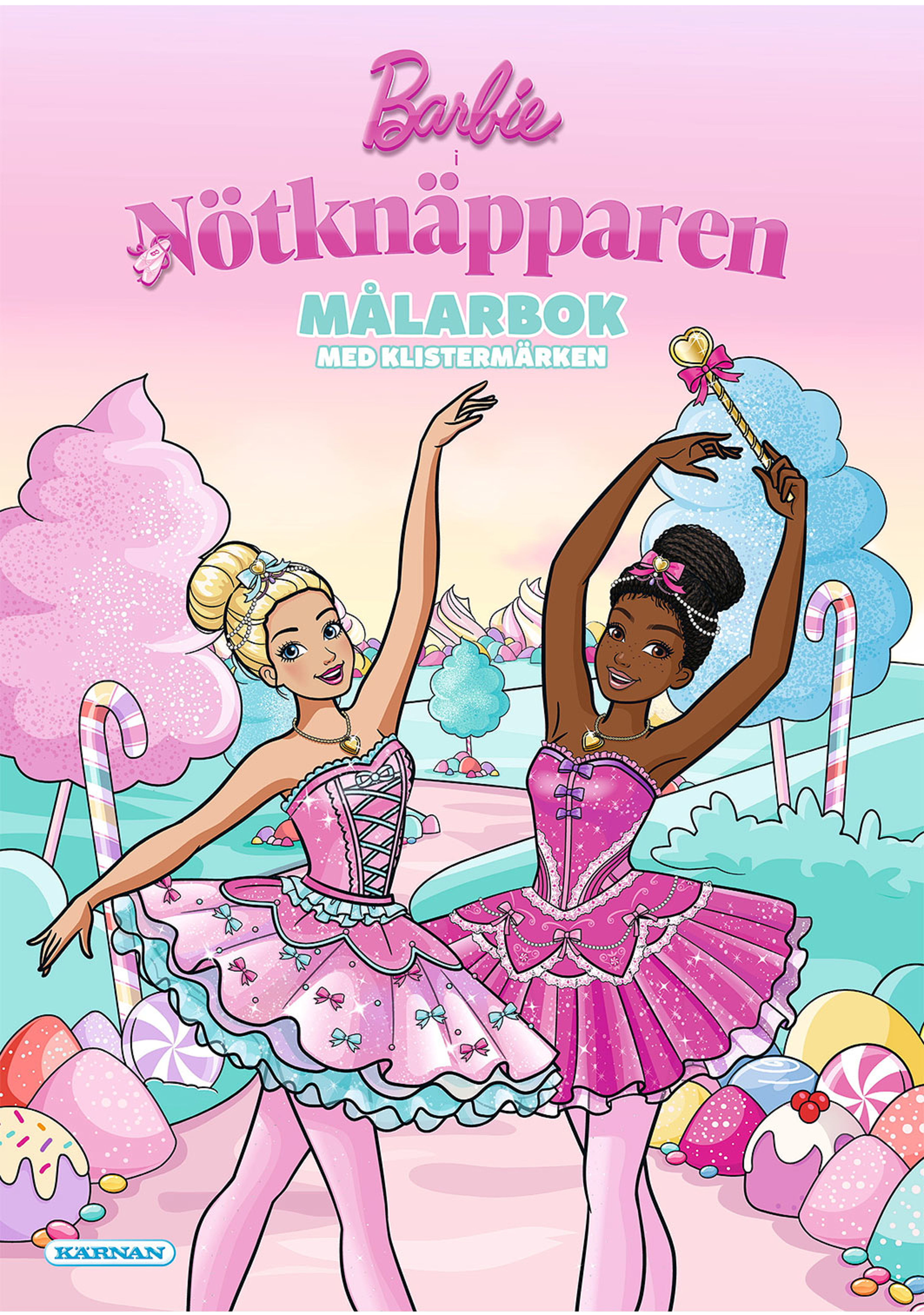 Målarbok Barbie, från KÄRNAN. Klicka för att öppna bilden i stort format