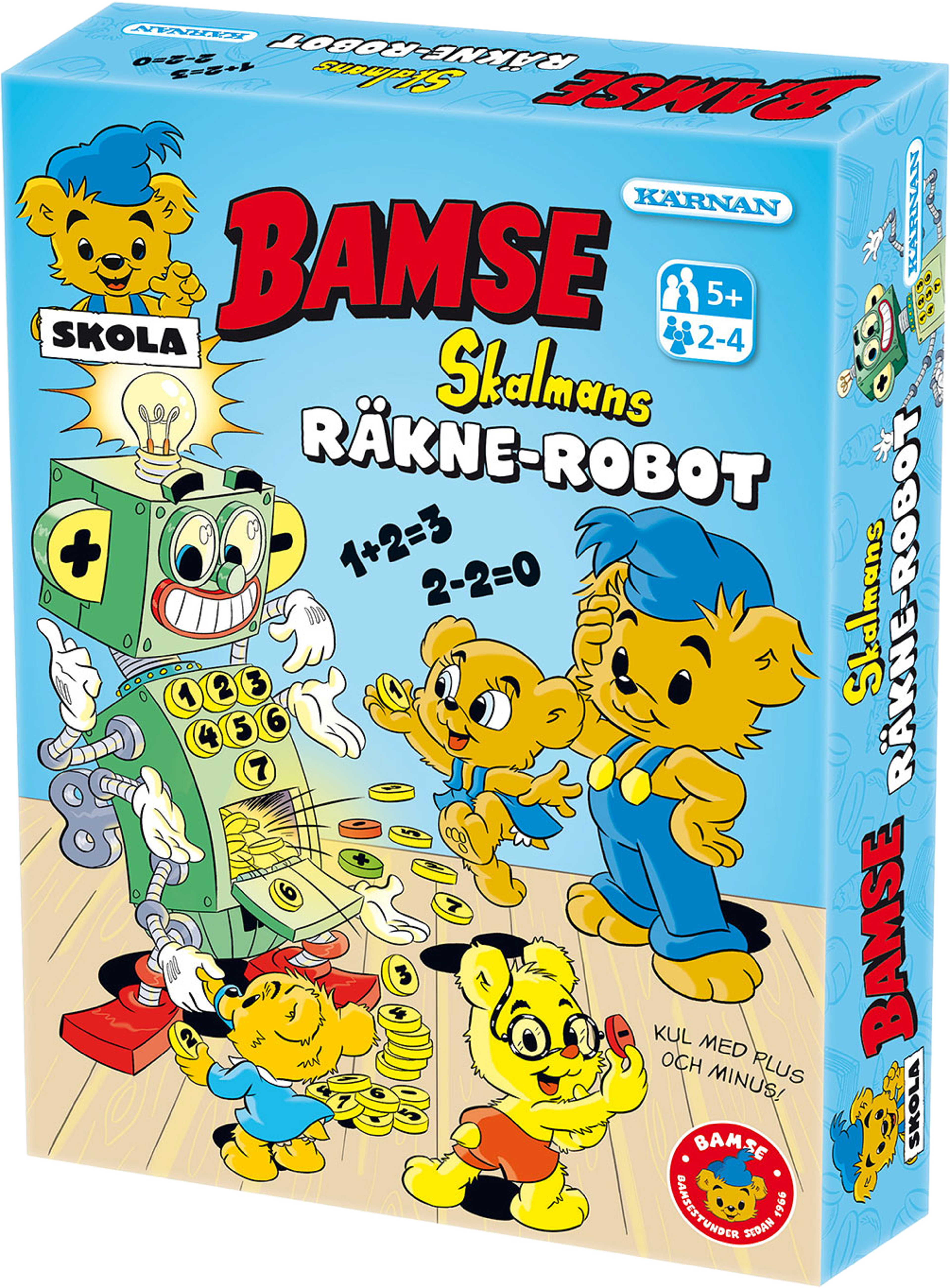Bamse Räknerobot, från KÄRNAN. Klicka för att öppna bilden i stort format