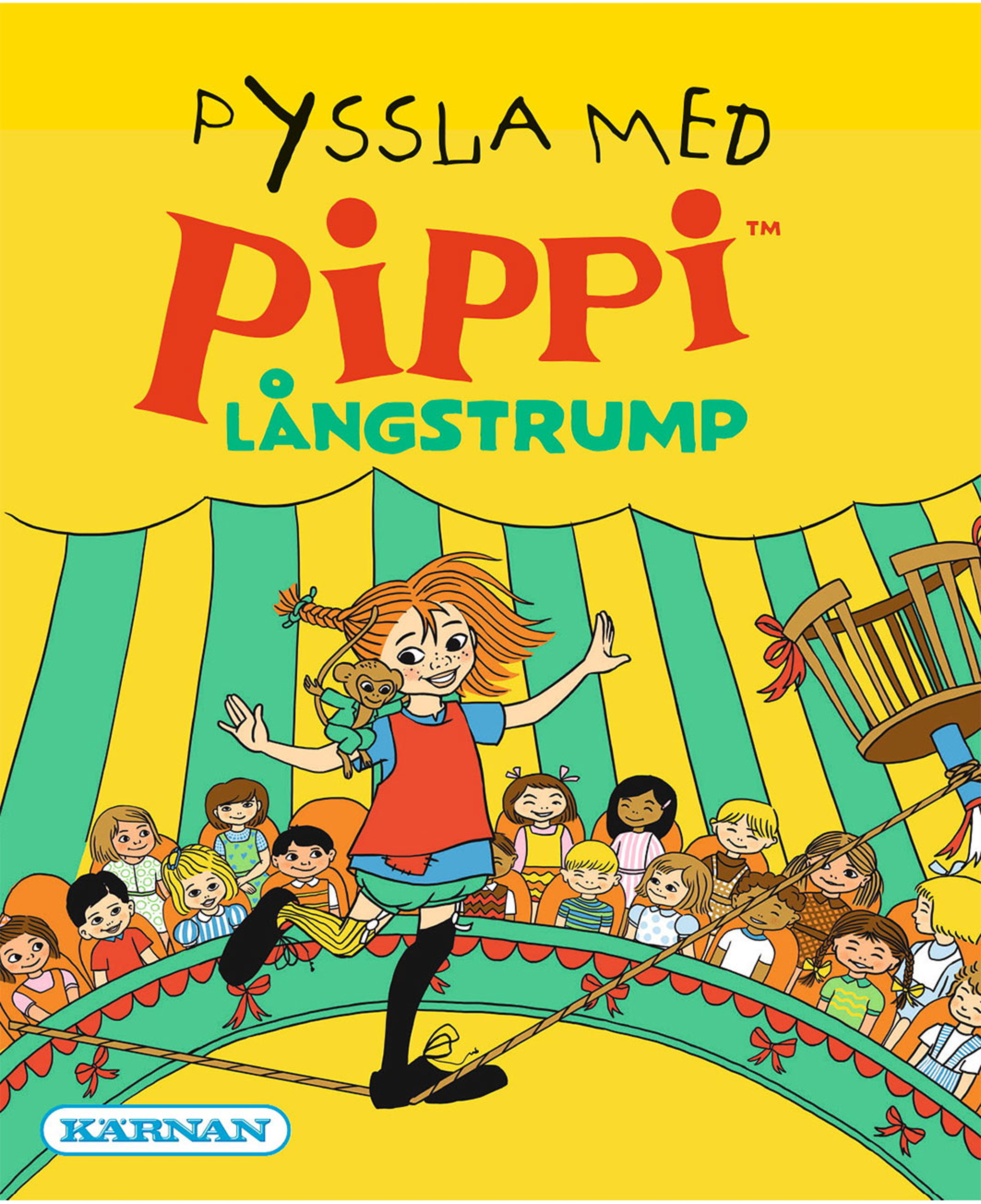PYSSLA MED PIPPI LÅNGSTRUMP MINIBÖCKER, 4 Olika, från KÄRNAN. Klicka för att öppna bilden i stort format