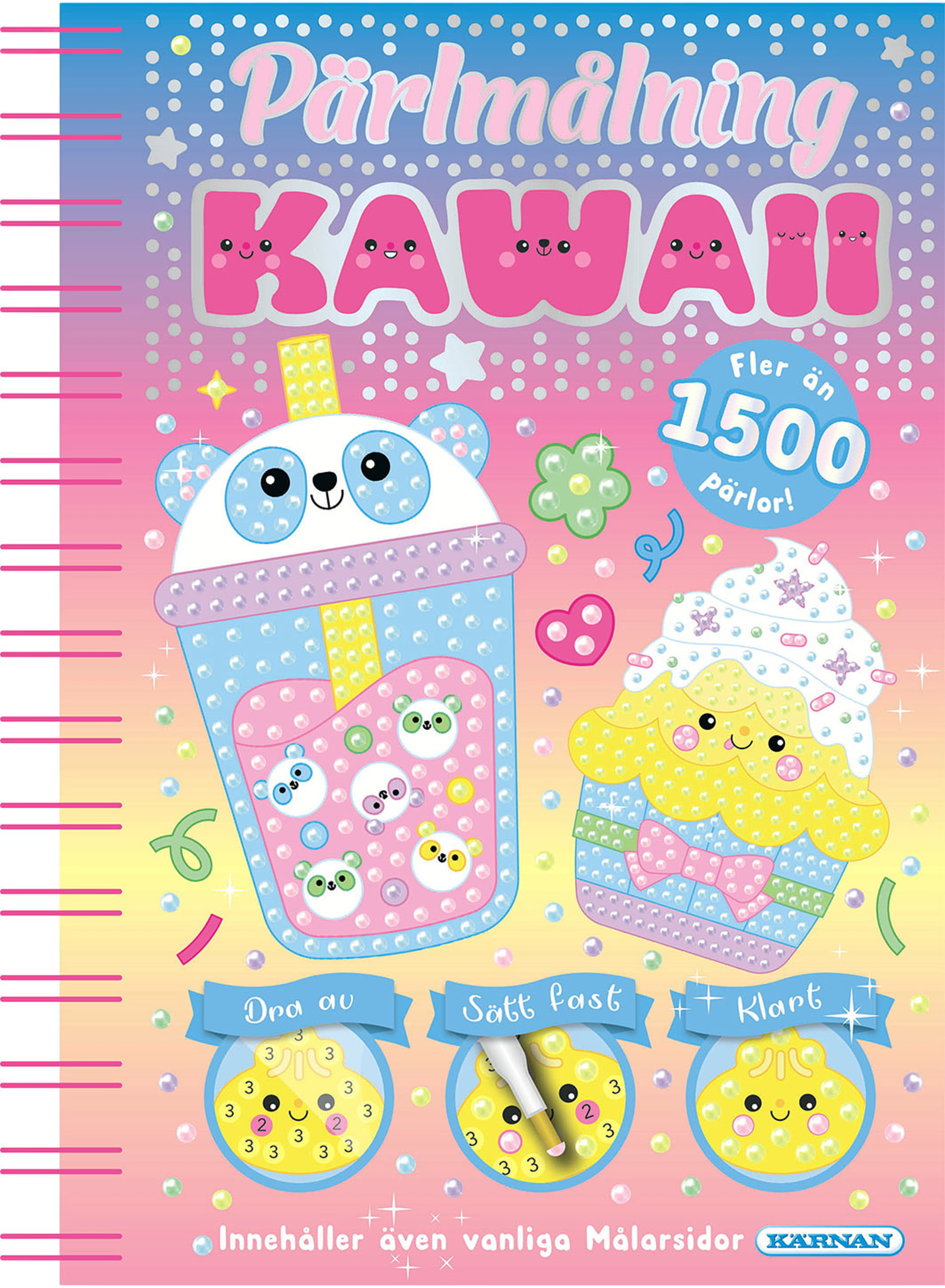 Pärlmålning Kawaii, från KÄRNAN. Klicka för att öppna bilden i stort format