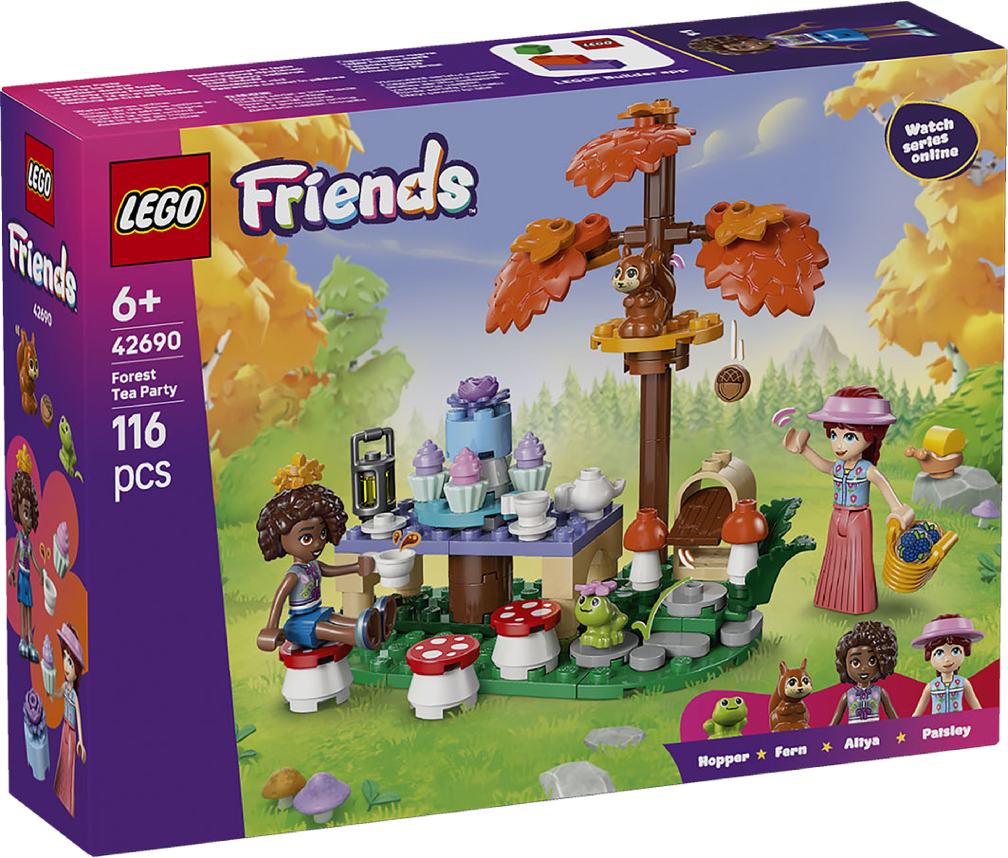 Friends Tebjudning i skogen Bygg- och lekset 42690, från LEGO, i färgen Multi. Klicka för att öppna bilden i stort format