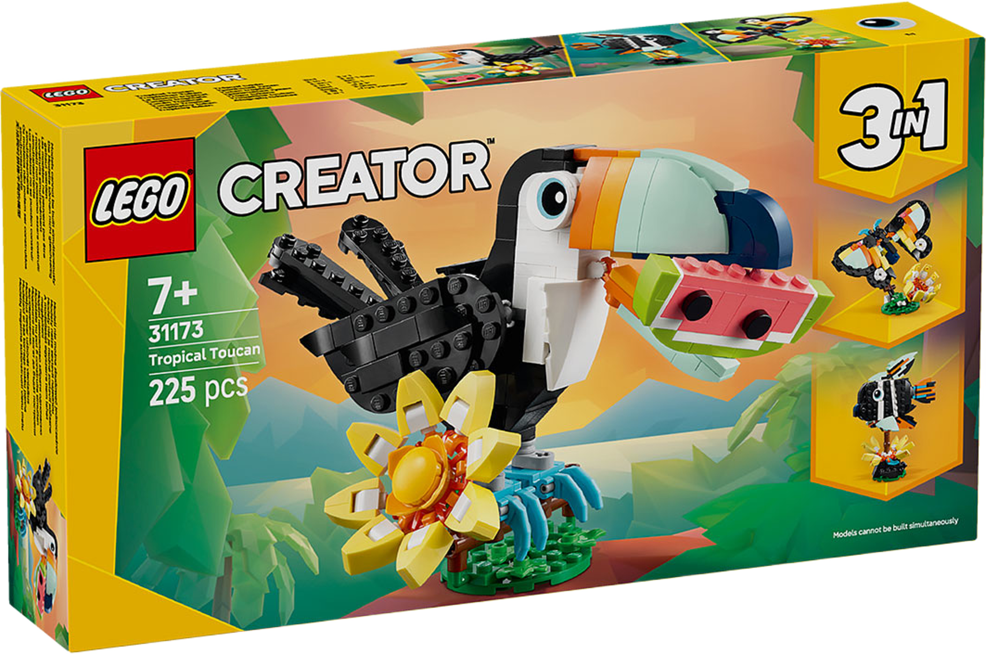 Creator 31173, Vilda djur: Tropisk tukan, från LEGO, i färgen Multi. Klicka för att öppna bilden i stort format