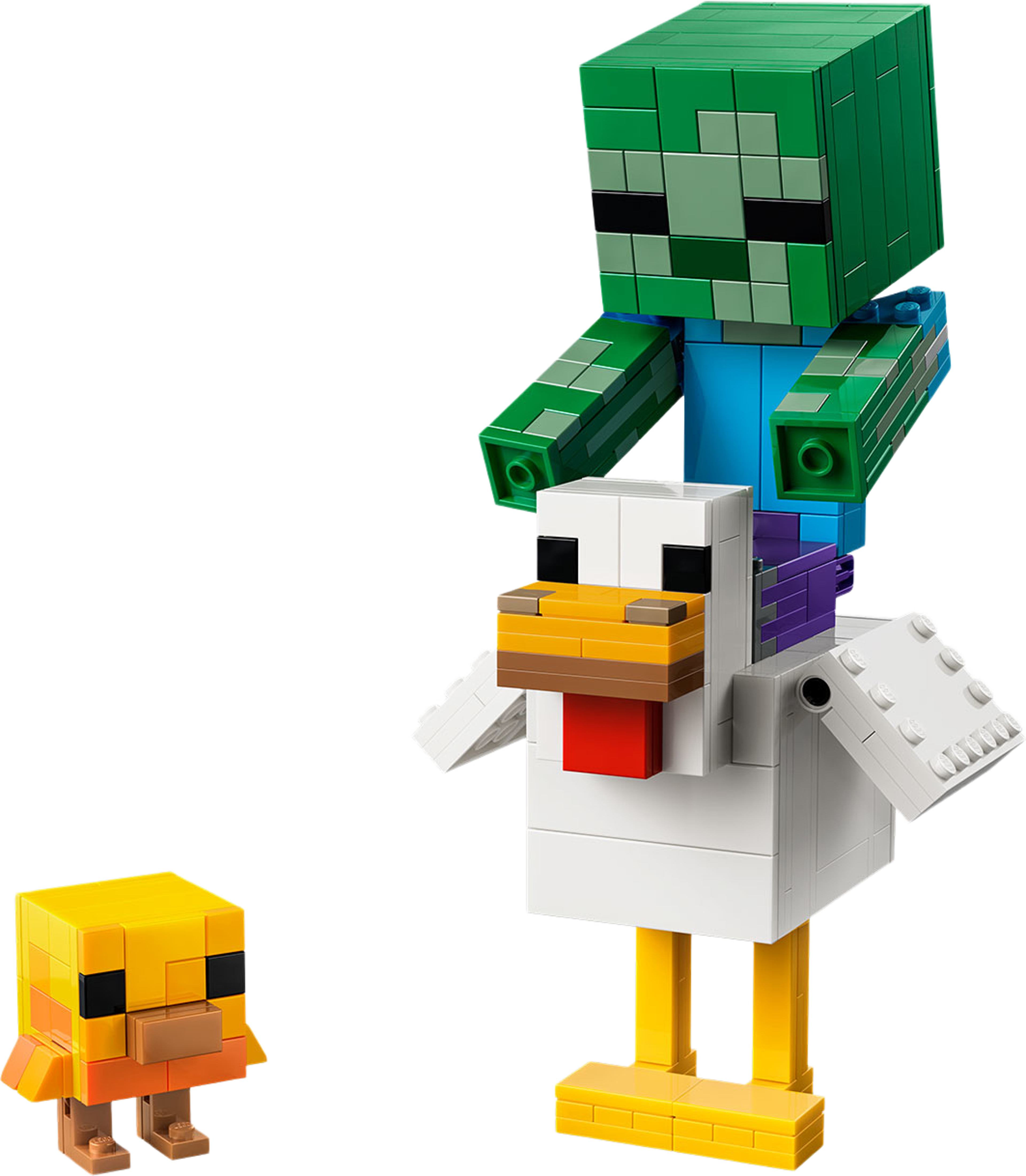 Minecraft Hönsryttare 21582, från LEGO, i färgen Multi. Klicka för att öppna bilden i stort format