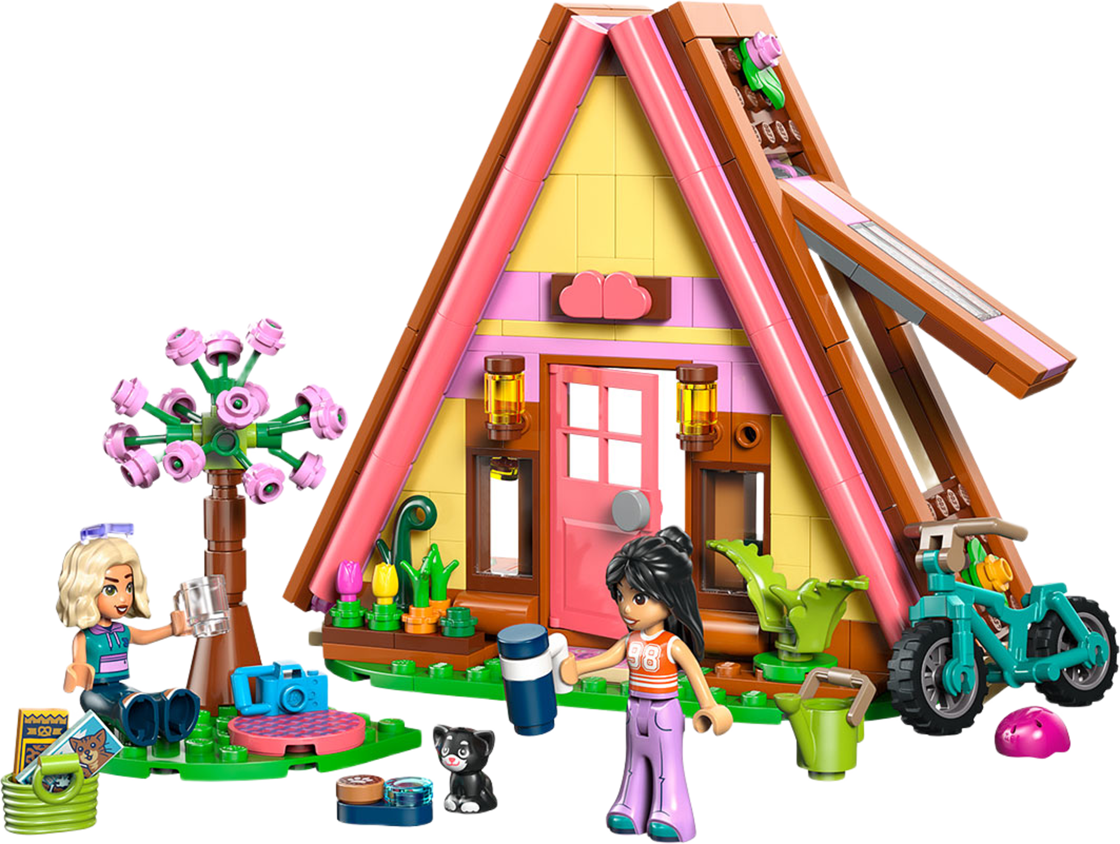 Friends Glampingstuga i naturen Byggleksak 42682, från LEGO, i färgen Multi. Klicka för att öppna bilden i stort format