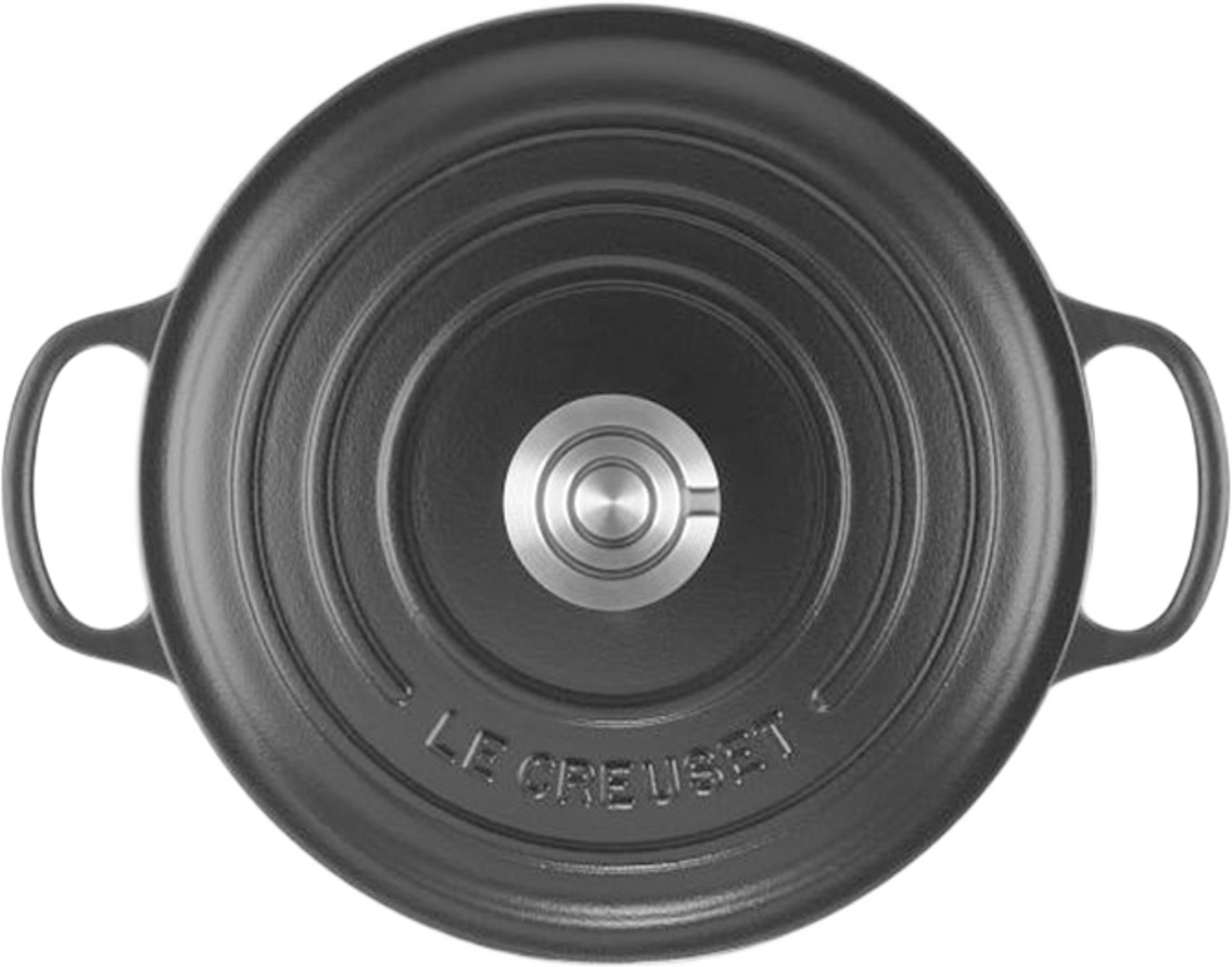 Signature gjutjärn rund gryta 20cm, från Le Creuset, i färgen Black. Klicka för att öppna bilden i stort format