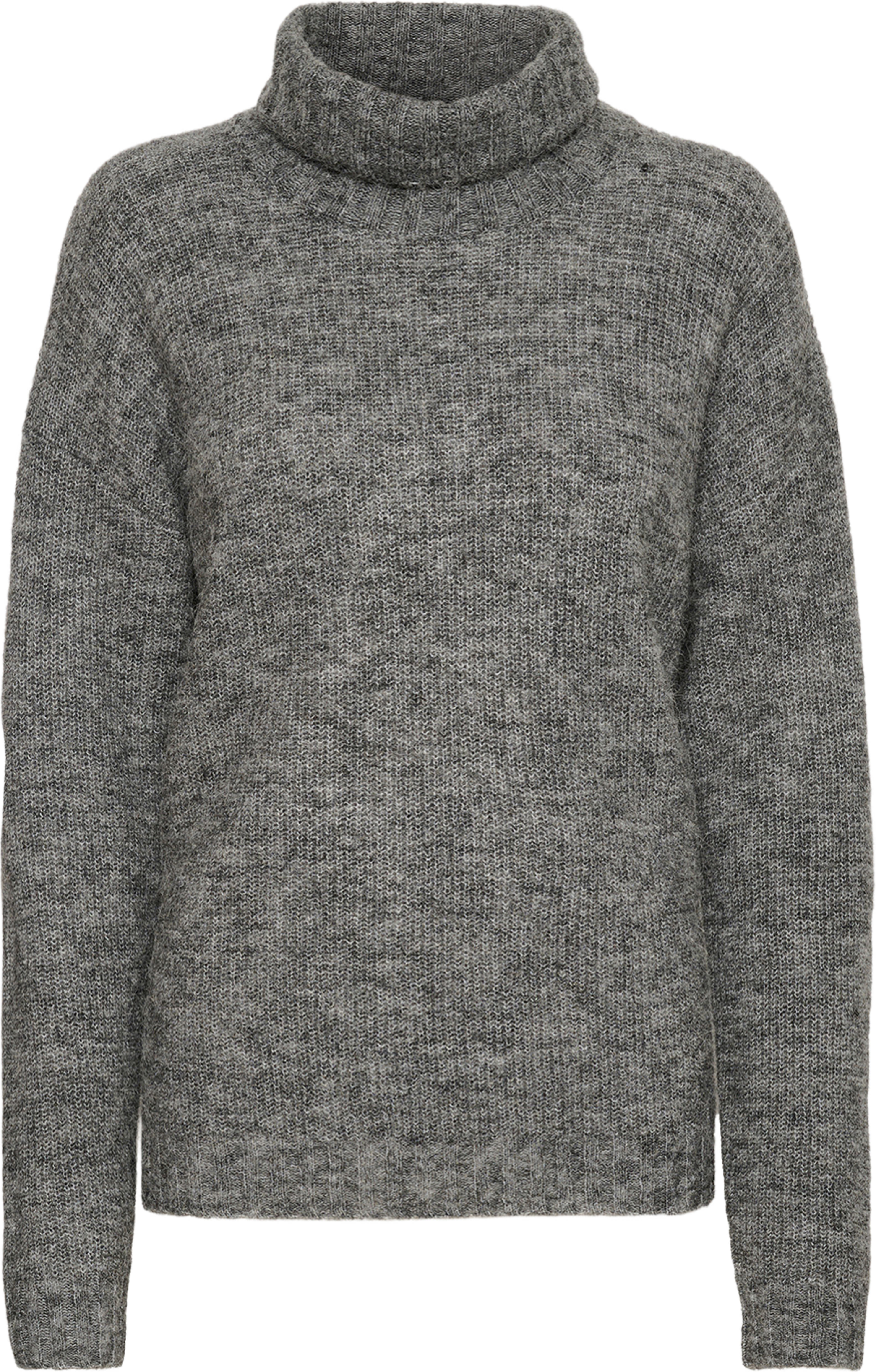 11 The Knit Rollneck, från My Essential Wardrobe, i färgen Dark Grey Melange. Klicka för att öppna bilden i stort format