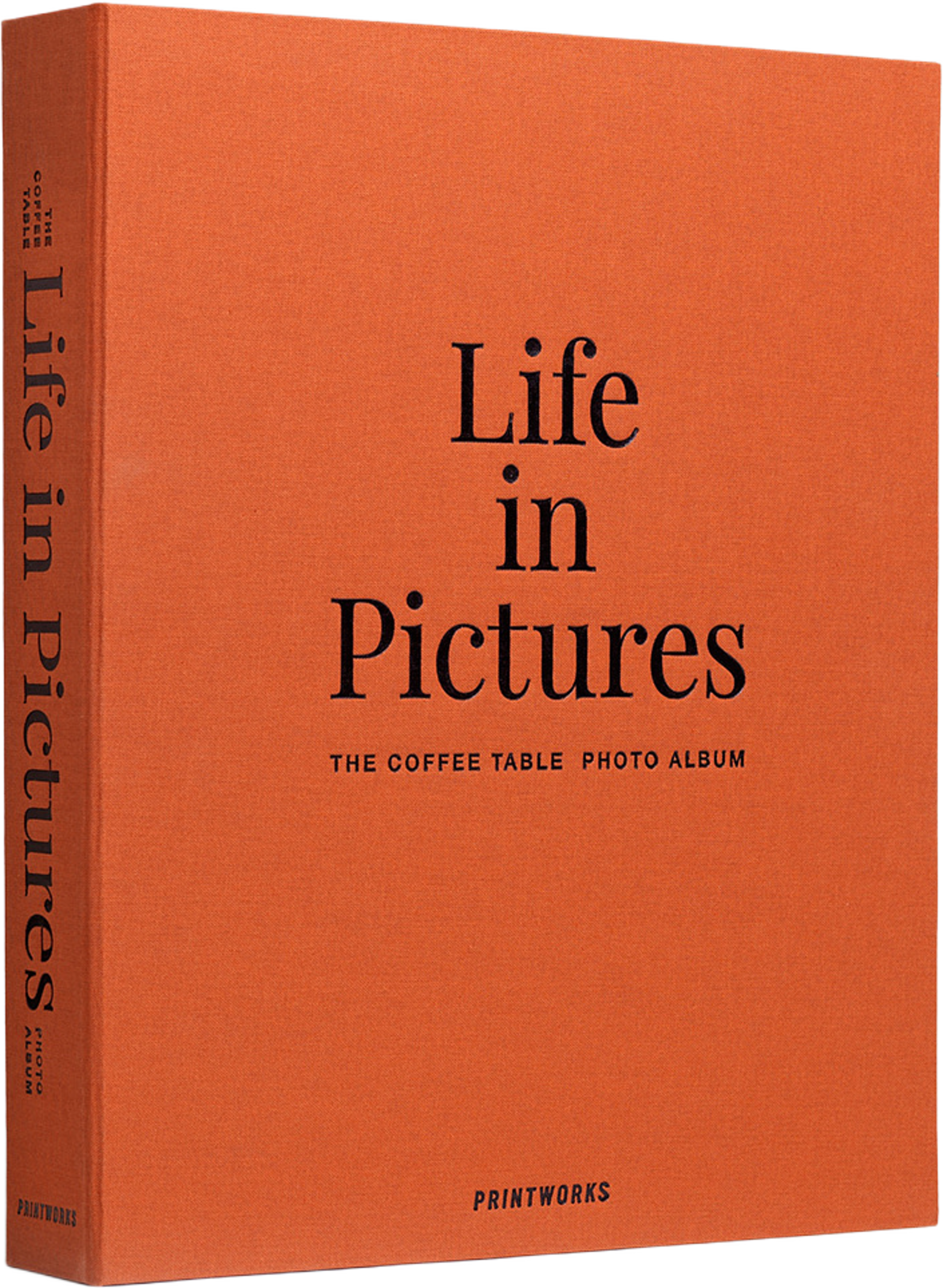 Fotoalbum - Life In Pictures Orange, från Printworks, i färgen Orange. Klicka för att öppna bilden i stort format
