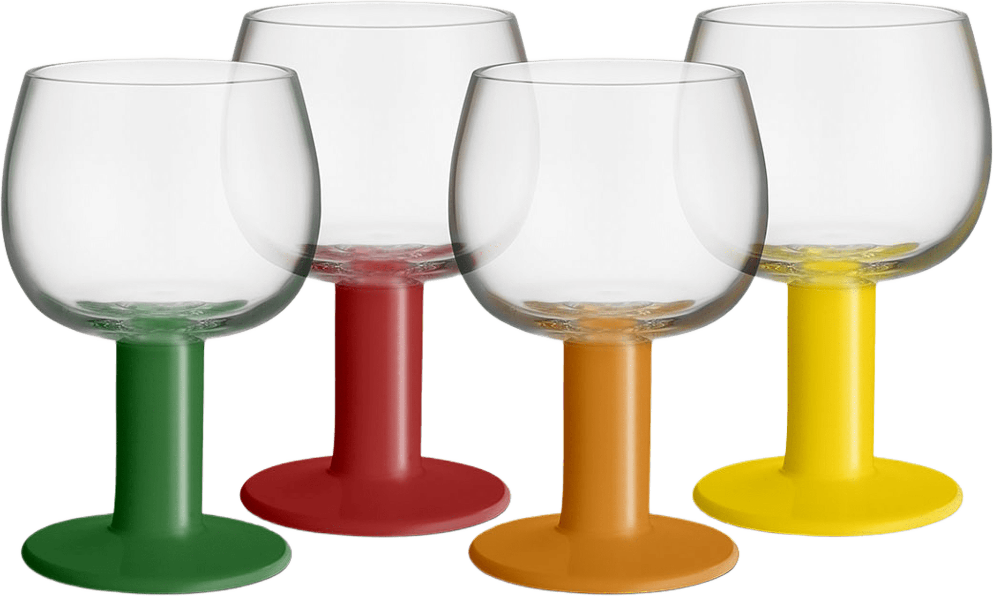 Fars Glas mixade färger 40cl 4-pack, från Kosta Boda, i färgen Mix. Klicka för att öppna bilden i stort format
