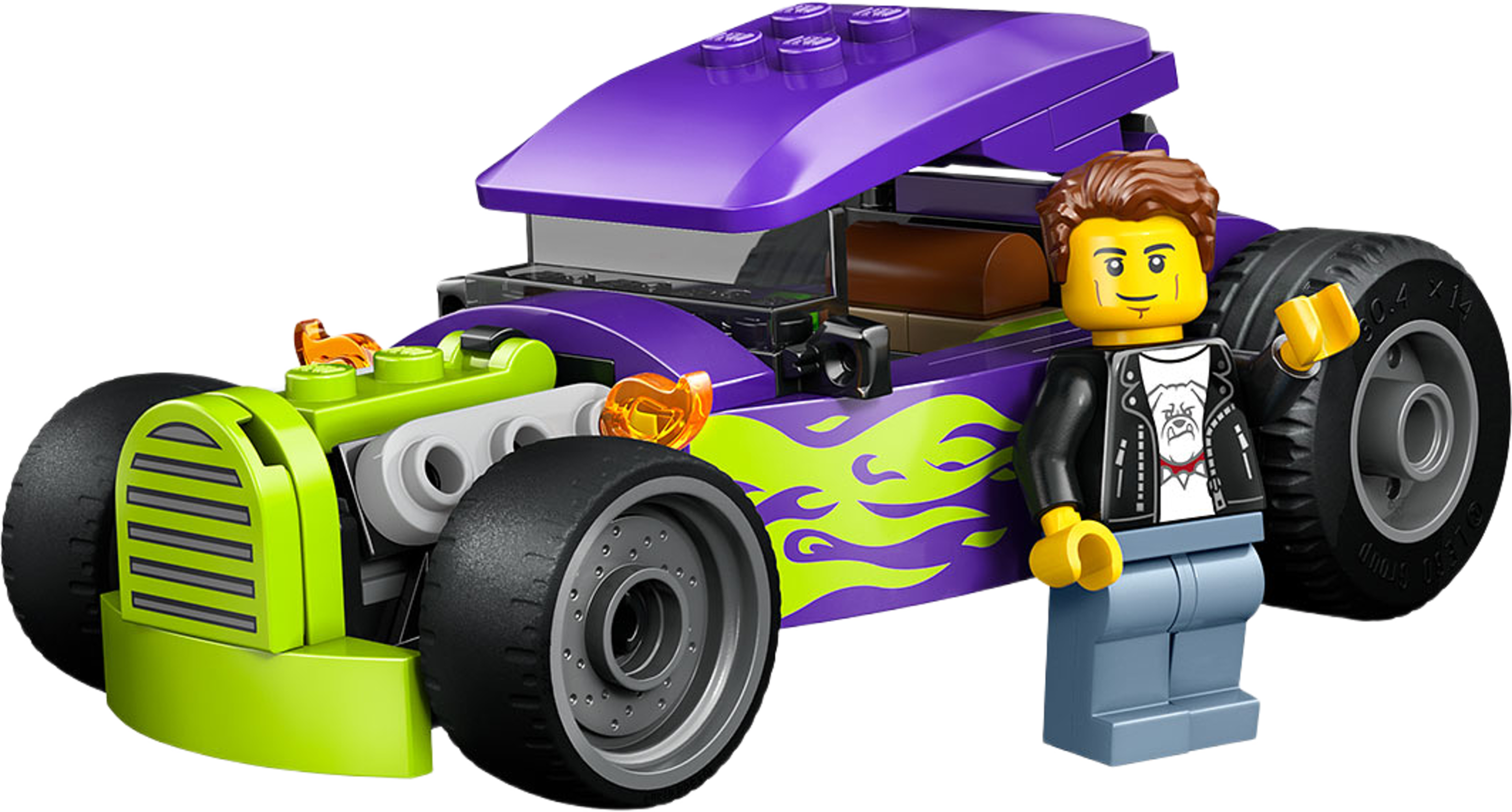 Hotrod Byggleksak med racerbil och minifigur 60485, från LEGO, i färgen Multi. Klicka för att öppna bilden i stort format