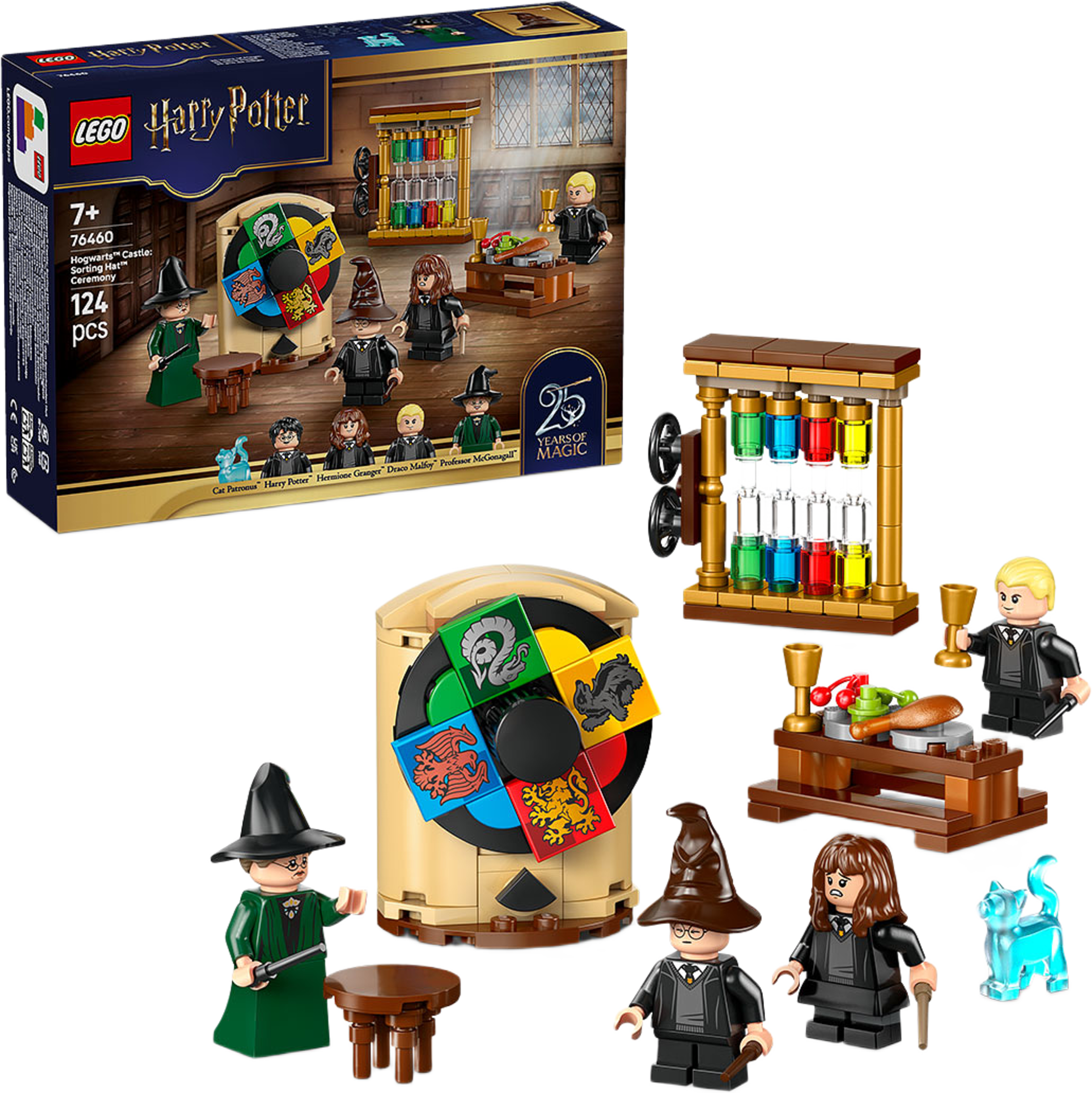 Harry Potter™ Hogwarts™-slottet: Sorteringshatten™-ceremonin 76460, från LEGO, i färgen Multi. Klicka för att öppna bilden i stort format