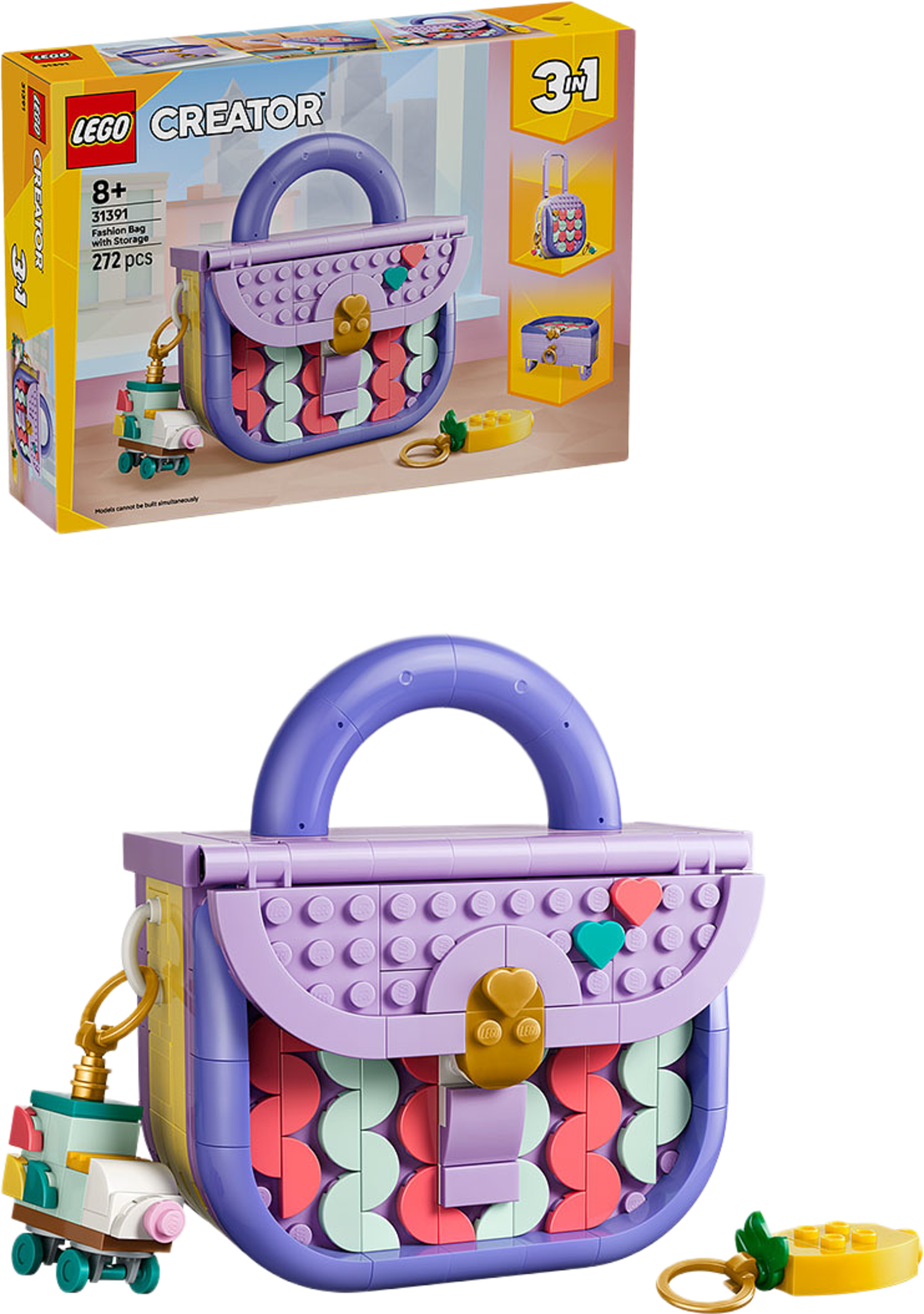 Creator Modeväska med förvaring 31391, från LEGO, i färgen Multi. Klicka för att öppna bilden i stort format