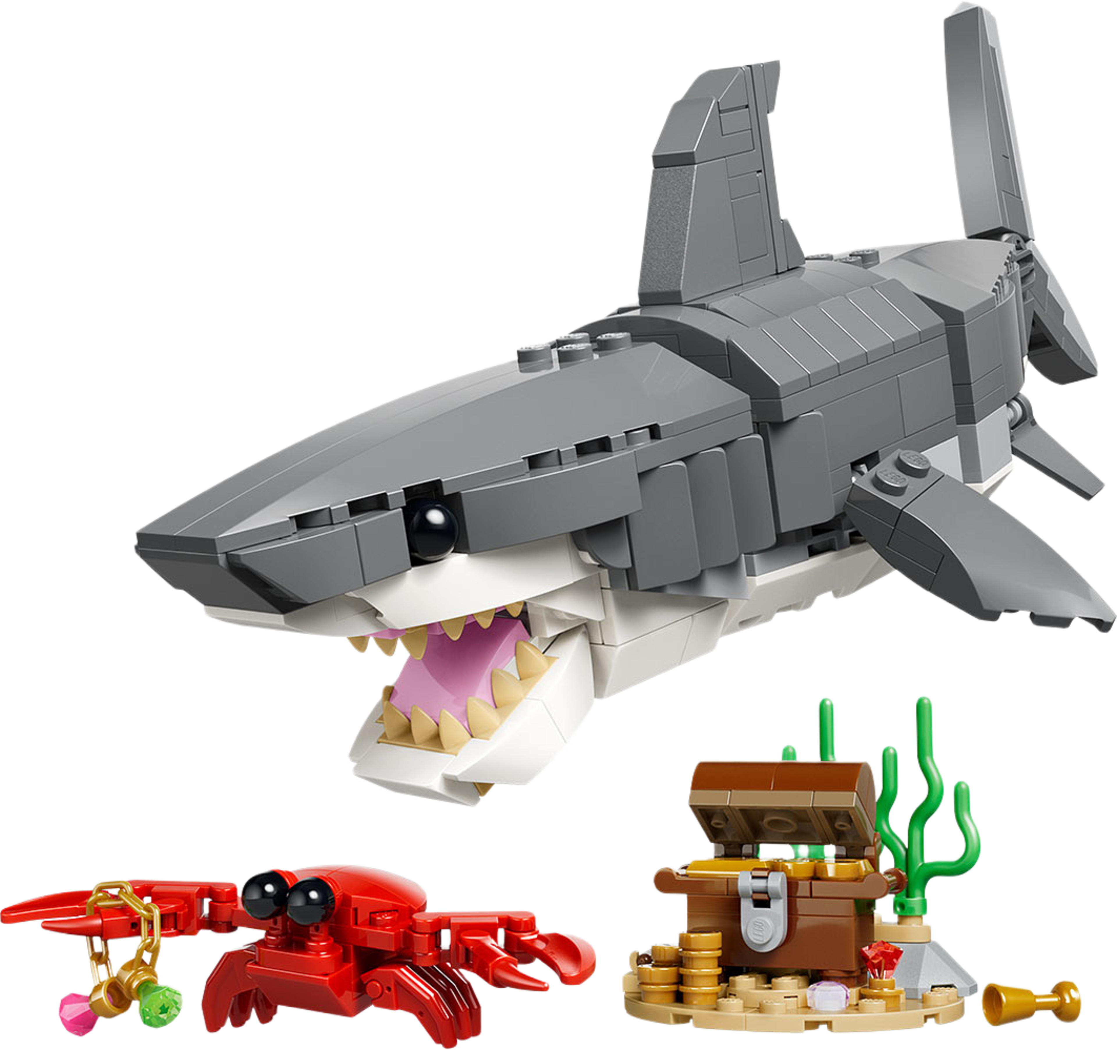 Creator Mäktig haj med skattkista 31381, från LEGO, i färgen Multi. Klicka för att öppna bilden i stort format