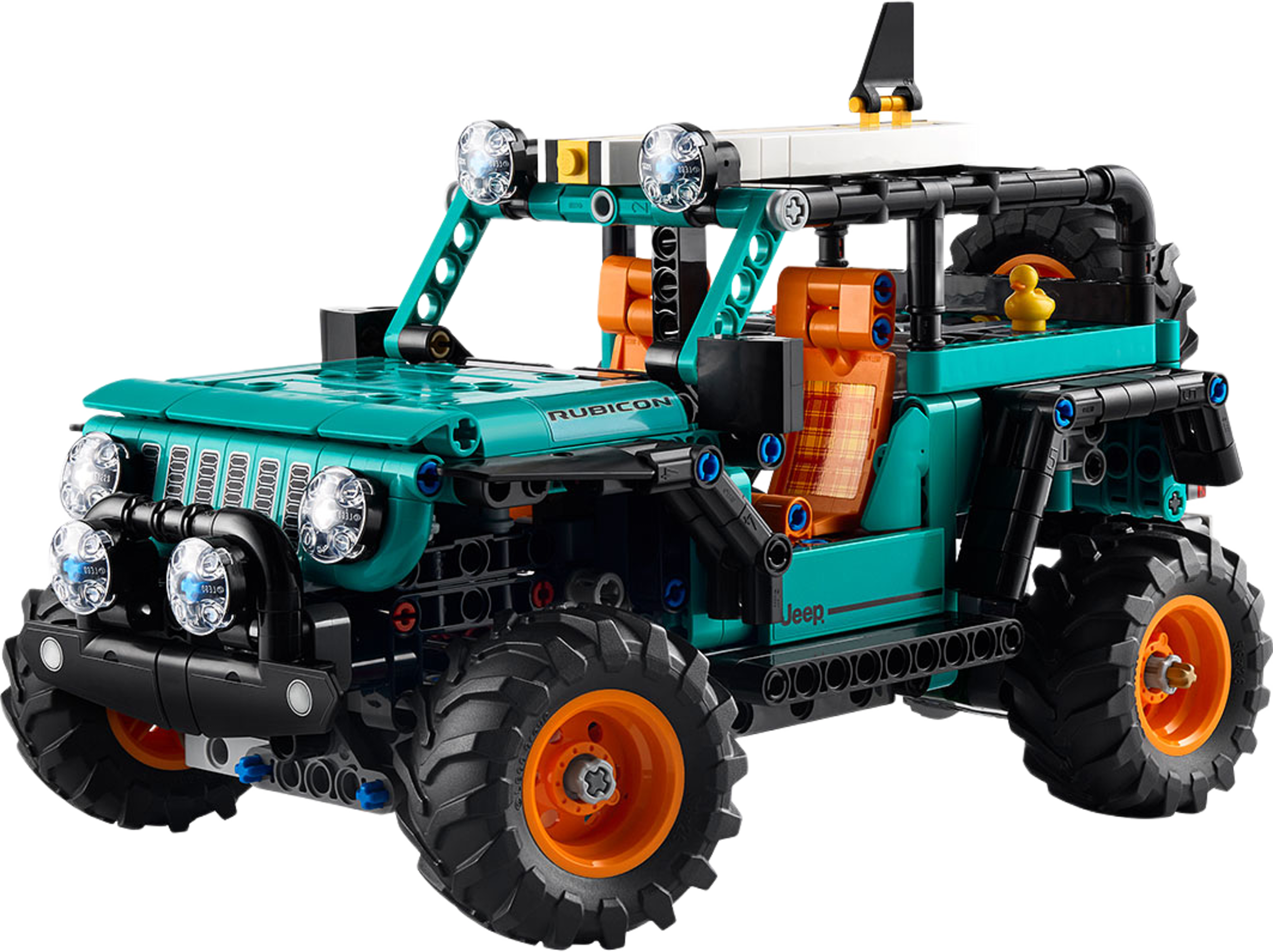 Technic™ Jeep® Wrangler Rubicon – byggset 42227, från LEGO, i färgen Multi. Klicka för att öppna bilden i stort format