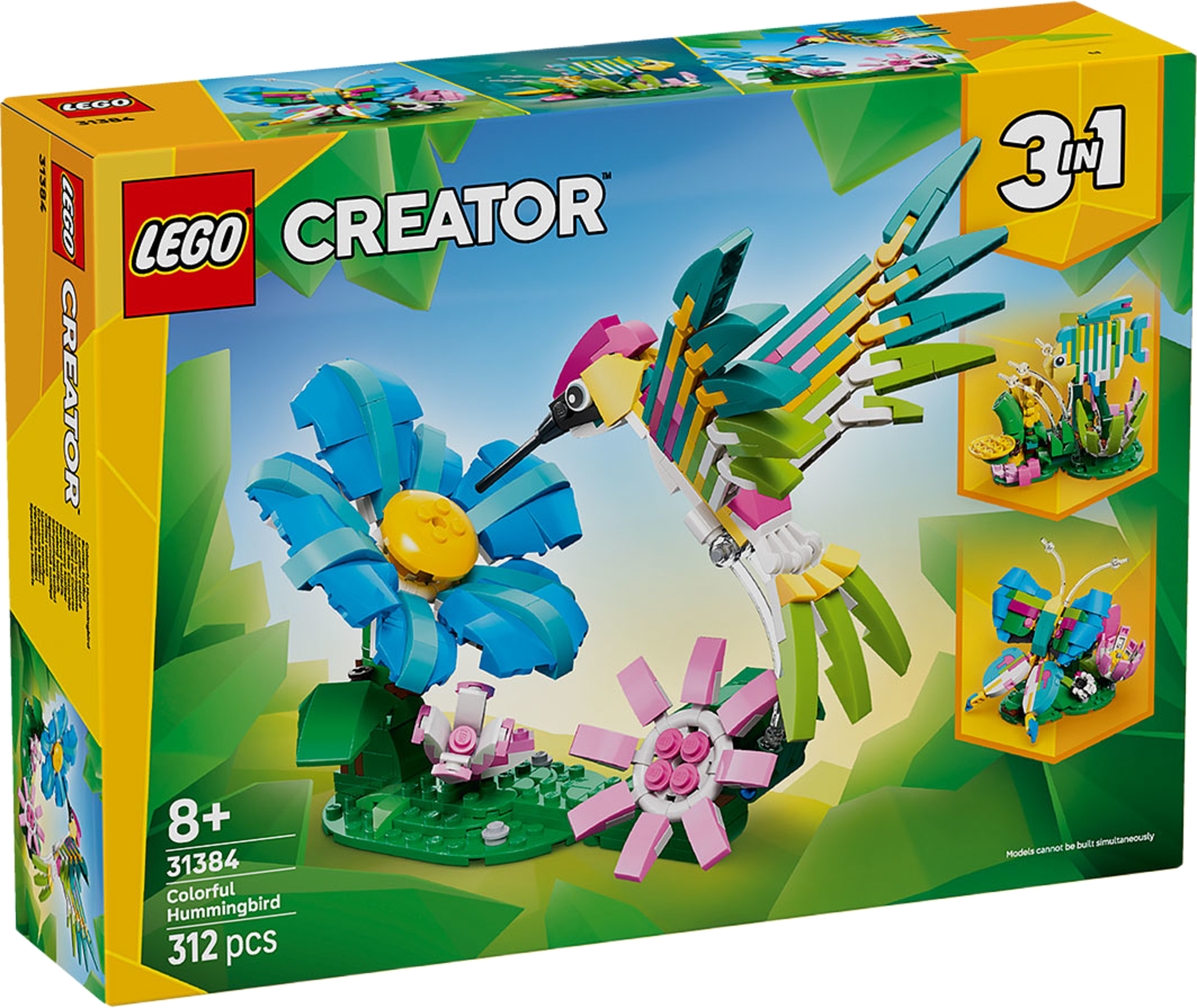 Creator Vilda djur: färgglad kolibri 31384, från LEGO, i färgen Multi. Klicka för att öppna bilden i stort format