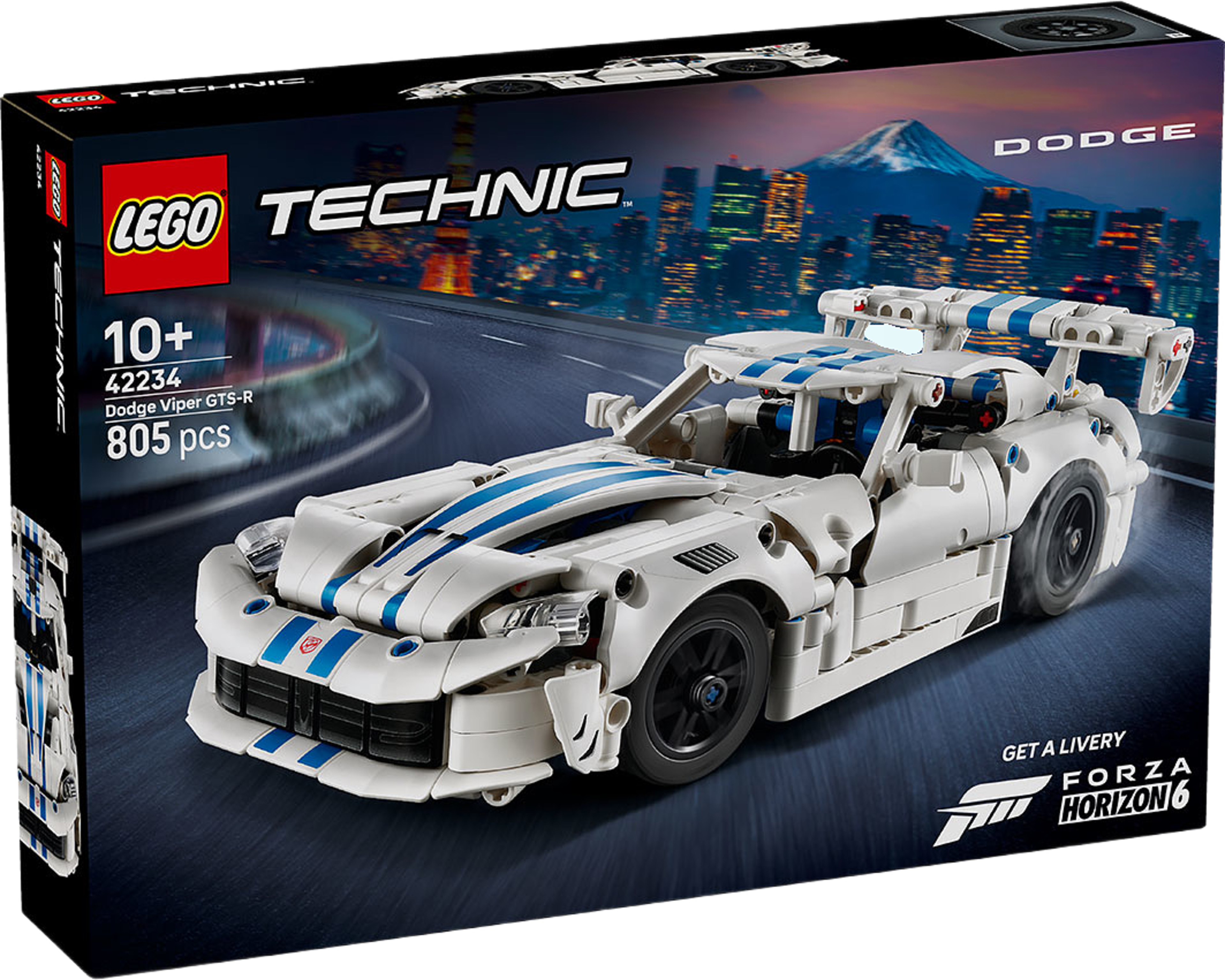 Technic™ Dodge Viper GTS-R – sportbil 42234, från LEGO, i färgen Multi. Klicka för att öppna bilden i stort format