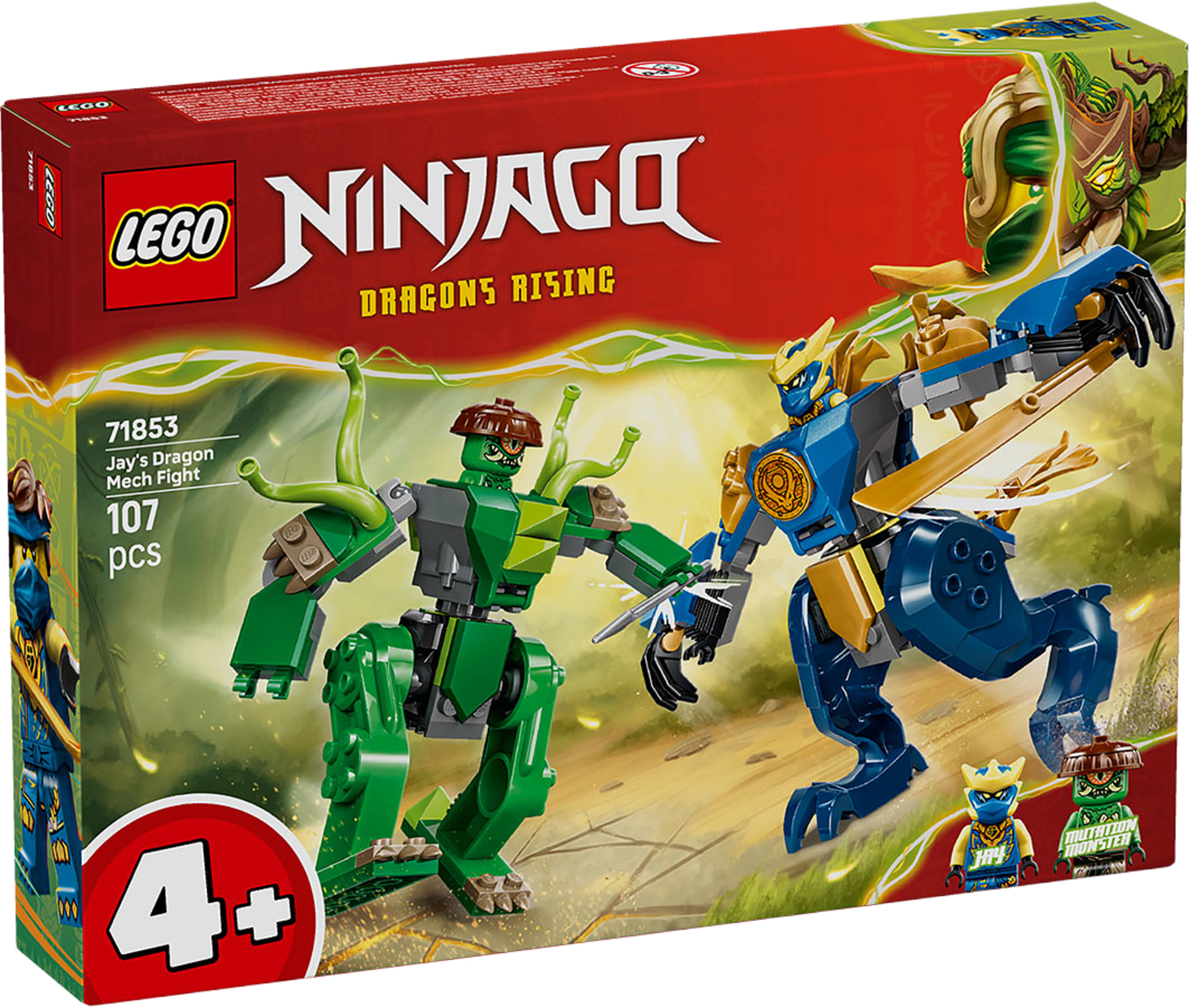 NINJAGO® Jays drakmech – stridsset 71853, från LEGO, i färgen Multi. Klicka för att öppna bilden i stort format