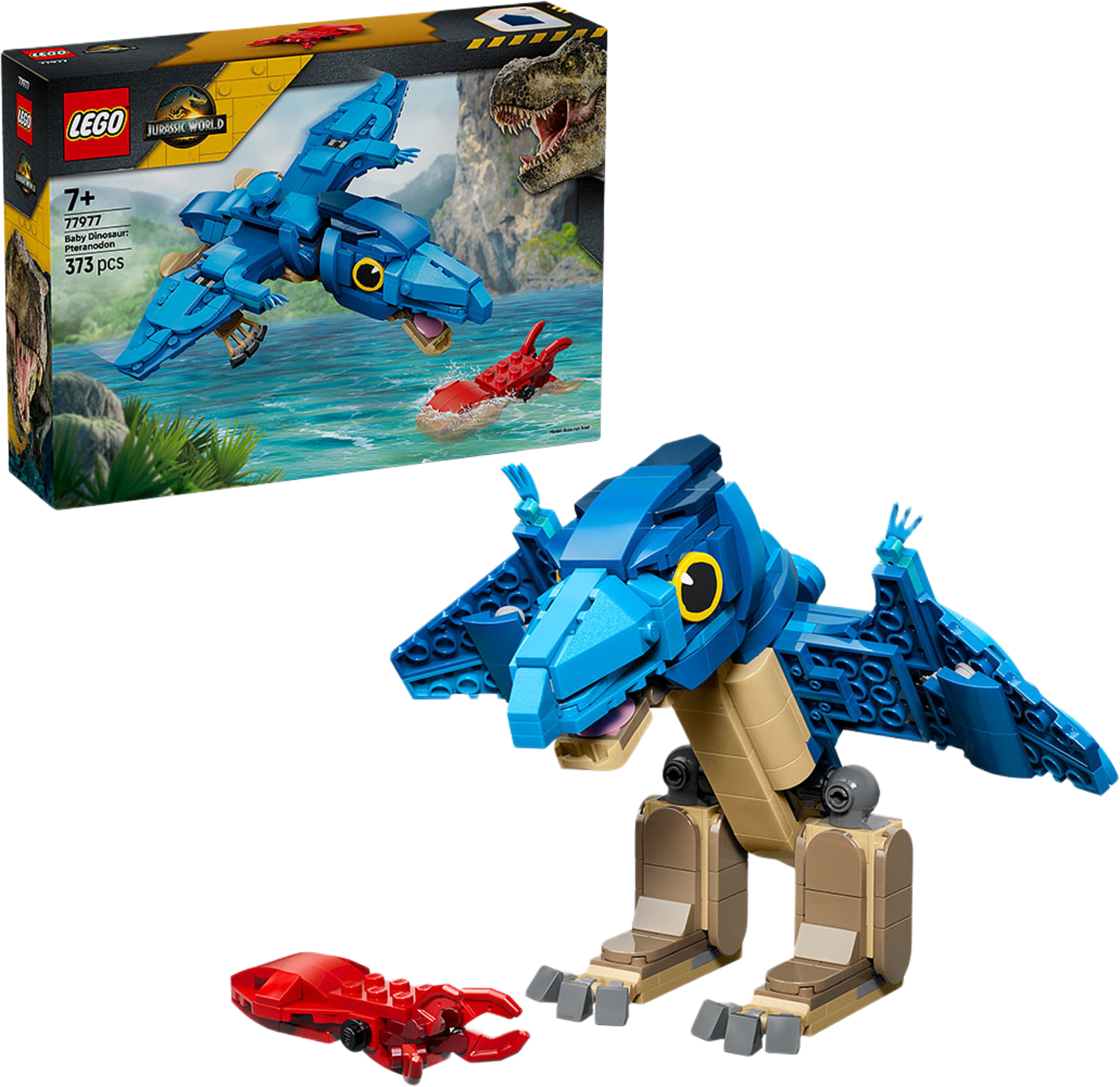 Jurassic World Bebisdinosaurie: Pteranodon 77977, från LEGO, i färgen Multi. Klicka för att öppna bilden i stort format