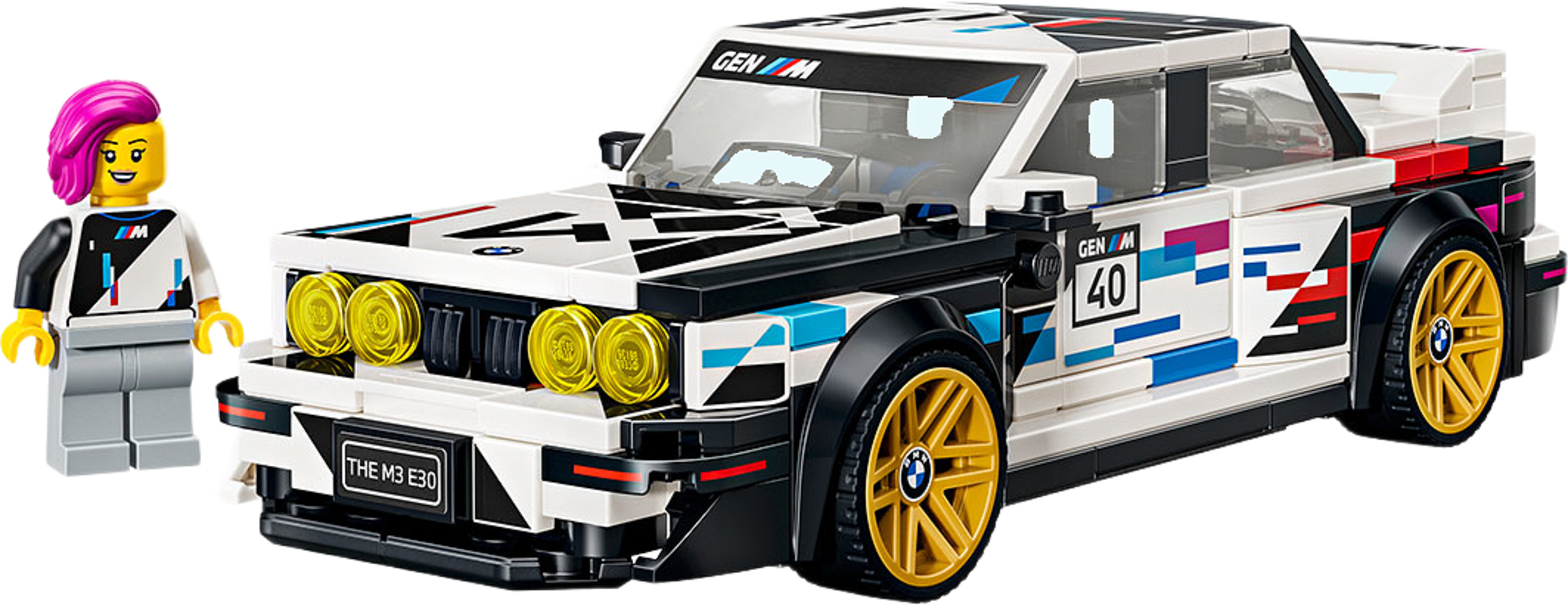 Speed Champions BMW M3 – leksaksbil 77263, från LEGO, i färgen Multi. Klicka för att öppna bilden i stort format