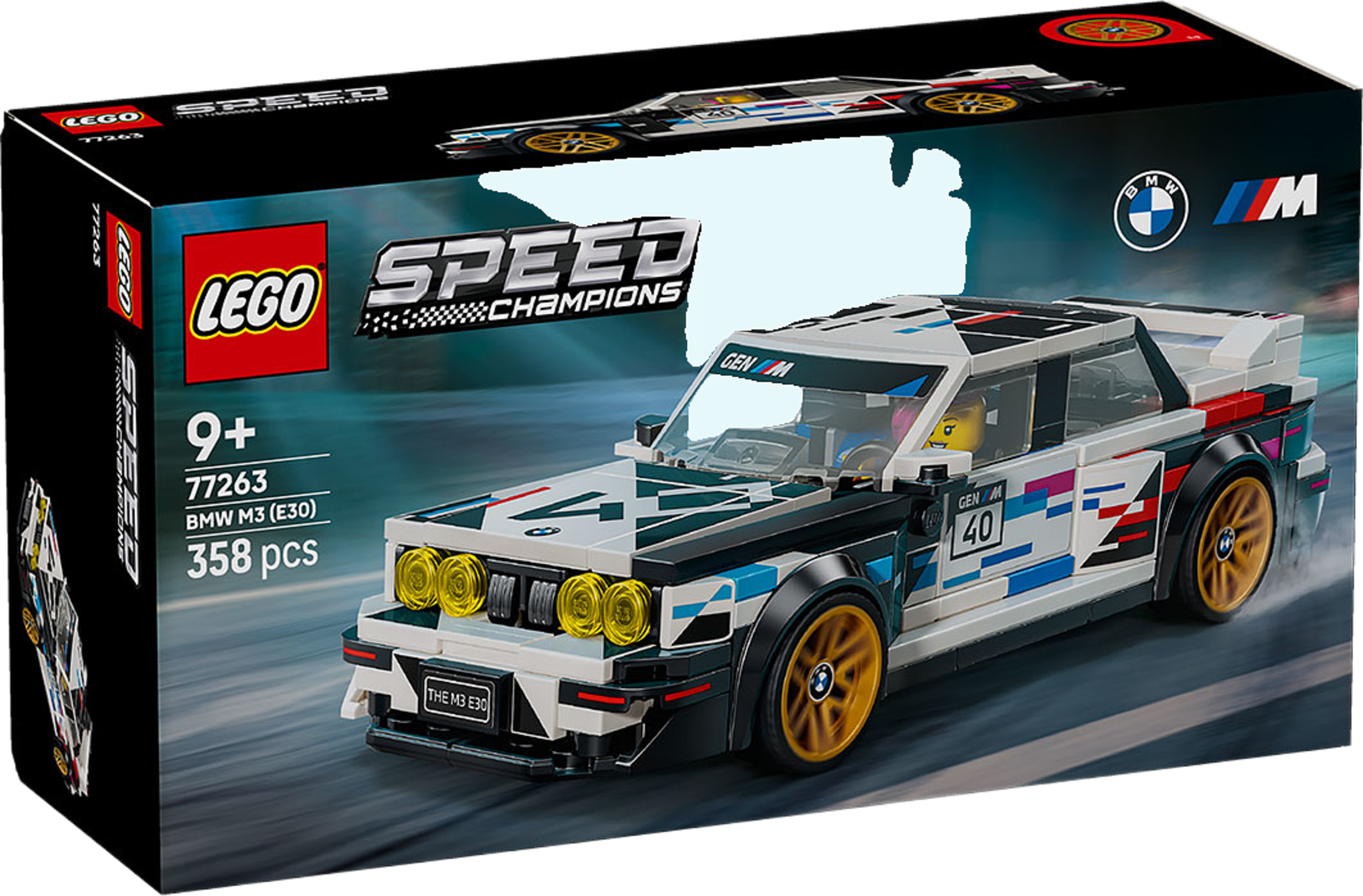 Speed Champions BMW M3 – leksaksbil 77263, från LEGO, i färgen Multi. Klicka för att öppna bilden i stort format
