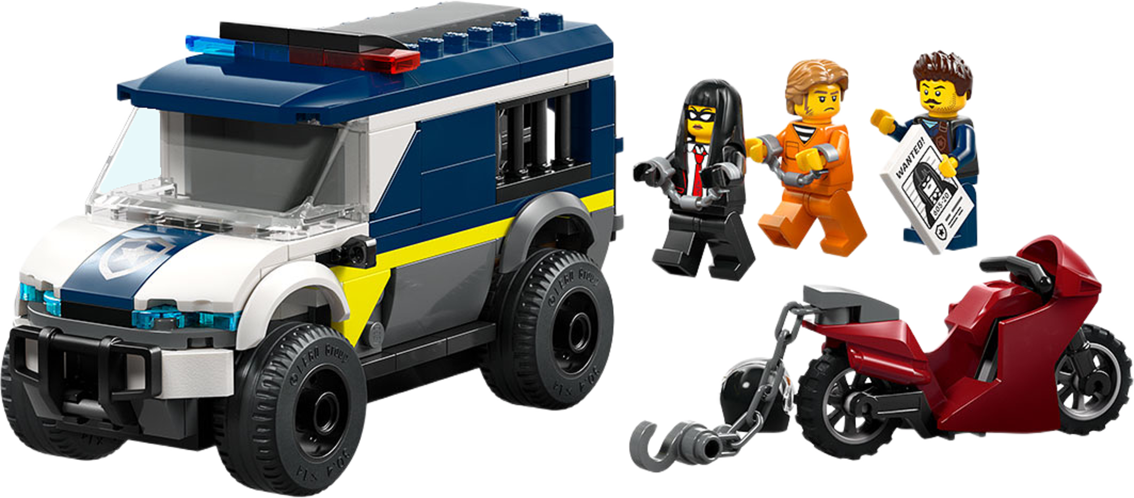 Polisens fångtransportbil 60479, från LEGO, i färgen Multi. Klicka för att öppna bilden i stort format