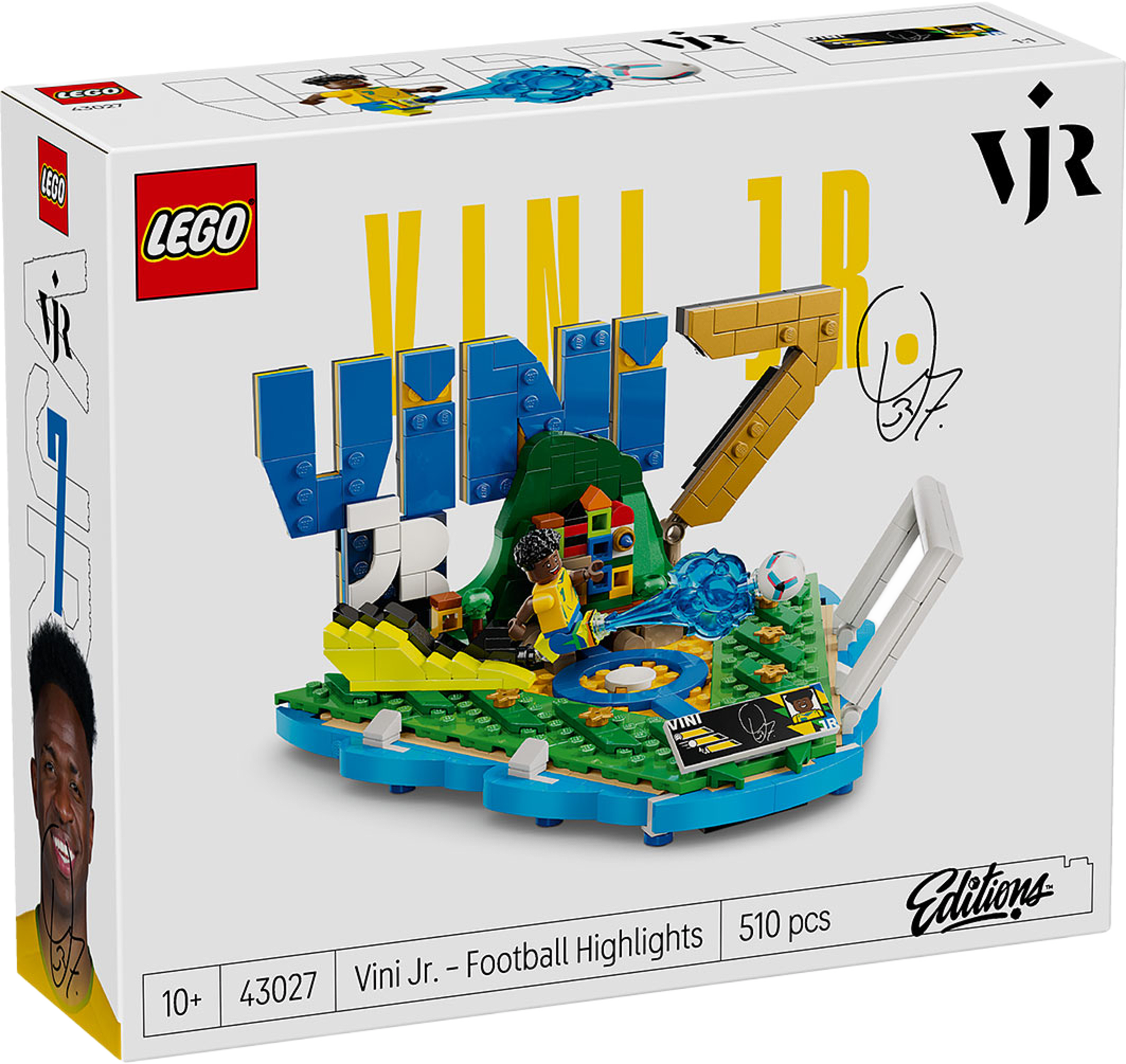 Editions Vini Jr. – Fotbollshöjdpunkter 43027, från LEGO, i färgen Multi. Klicka för att öppna bilden i stort format