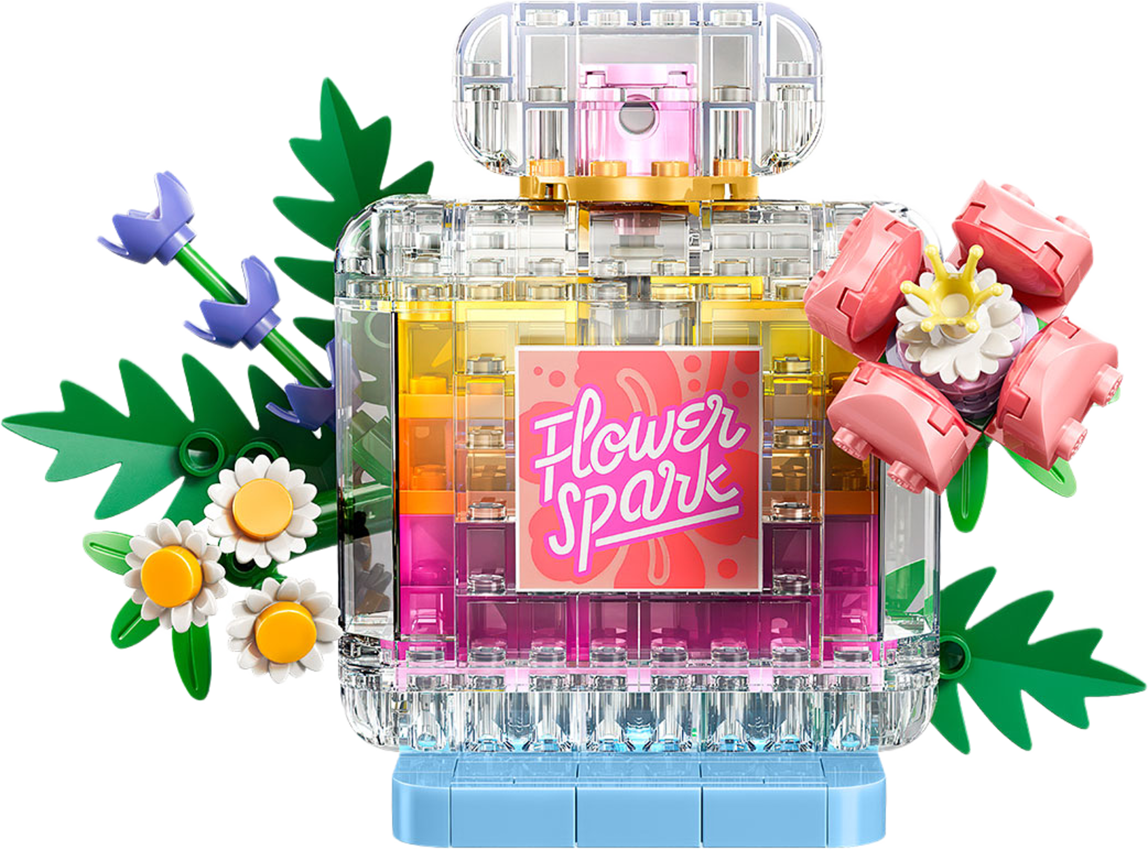 Creator Blomsterdekoration: Parfymflaska 31383, från LEGO, i färgen Multi. Klicka för att öppna bilden i stort format
