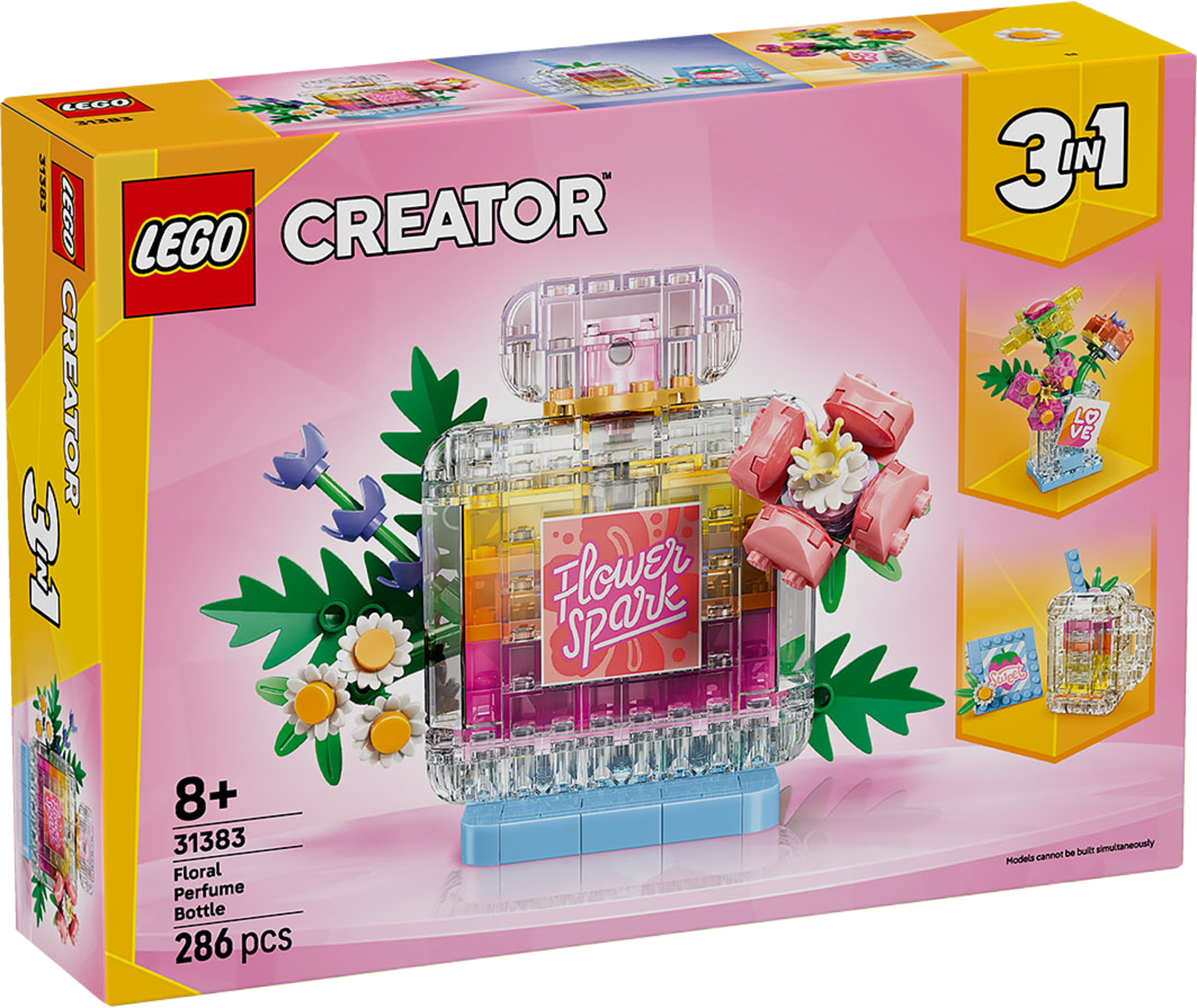 Creator Blomsterdekoration: Parfymflaska 31383, från LEGO, i färgen Multi. Klicka för att öppna bilden i stort format