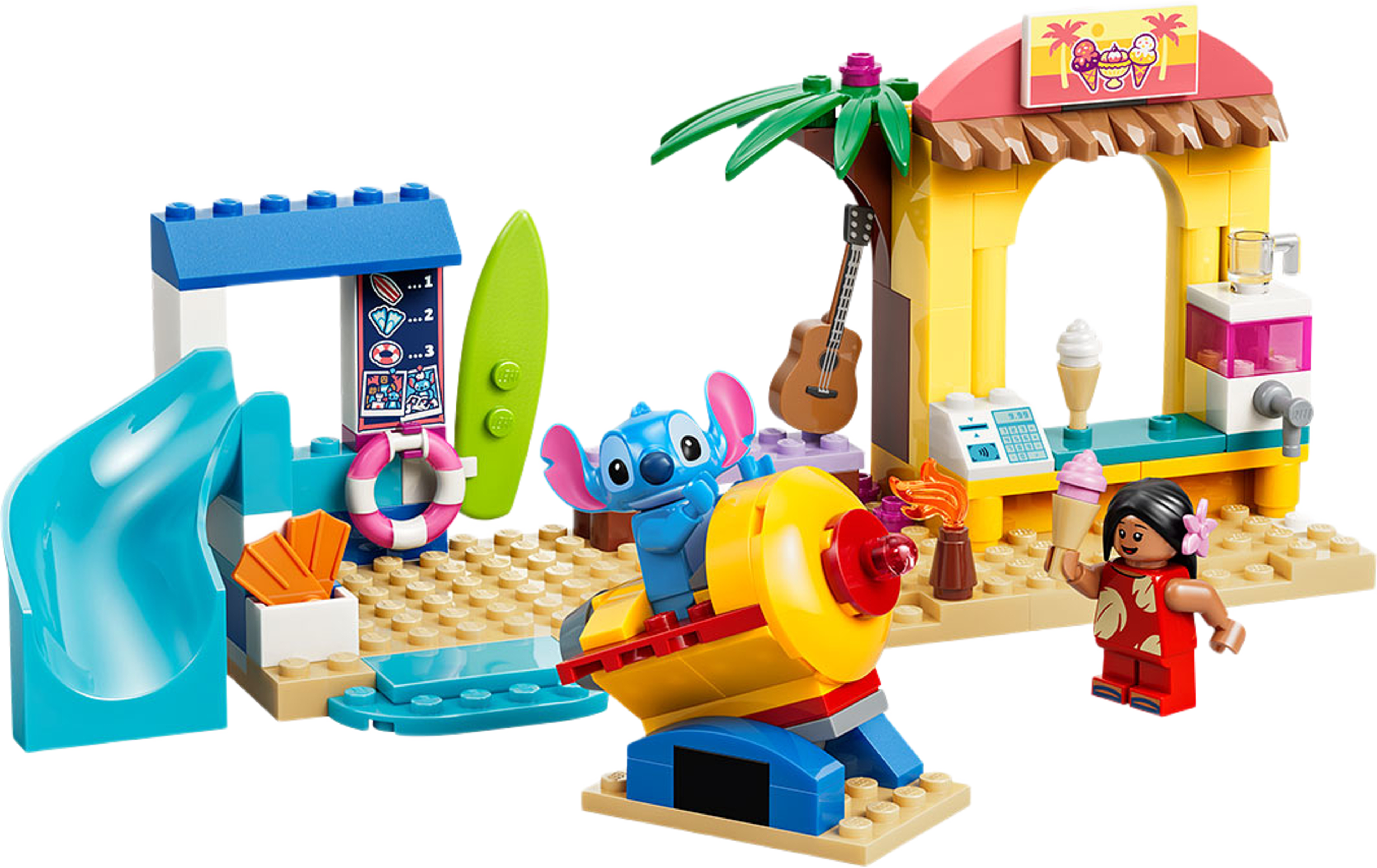 Disney Strandäventyr med Lilo & Stitch 43280, från LEGO, i färgen Multi. Klicka för att öppna bilden i stort format