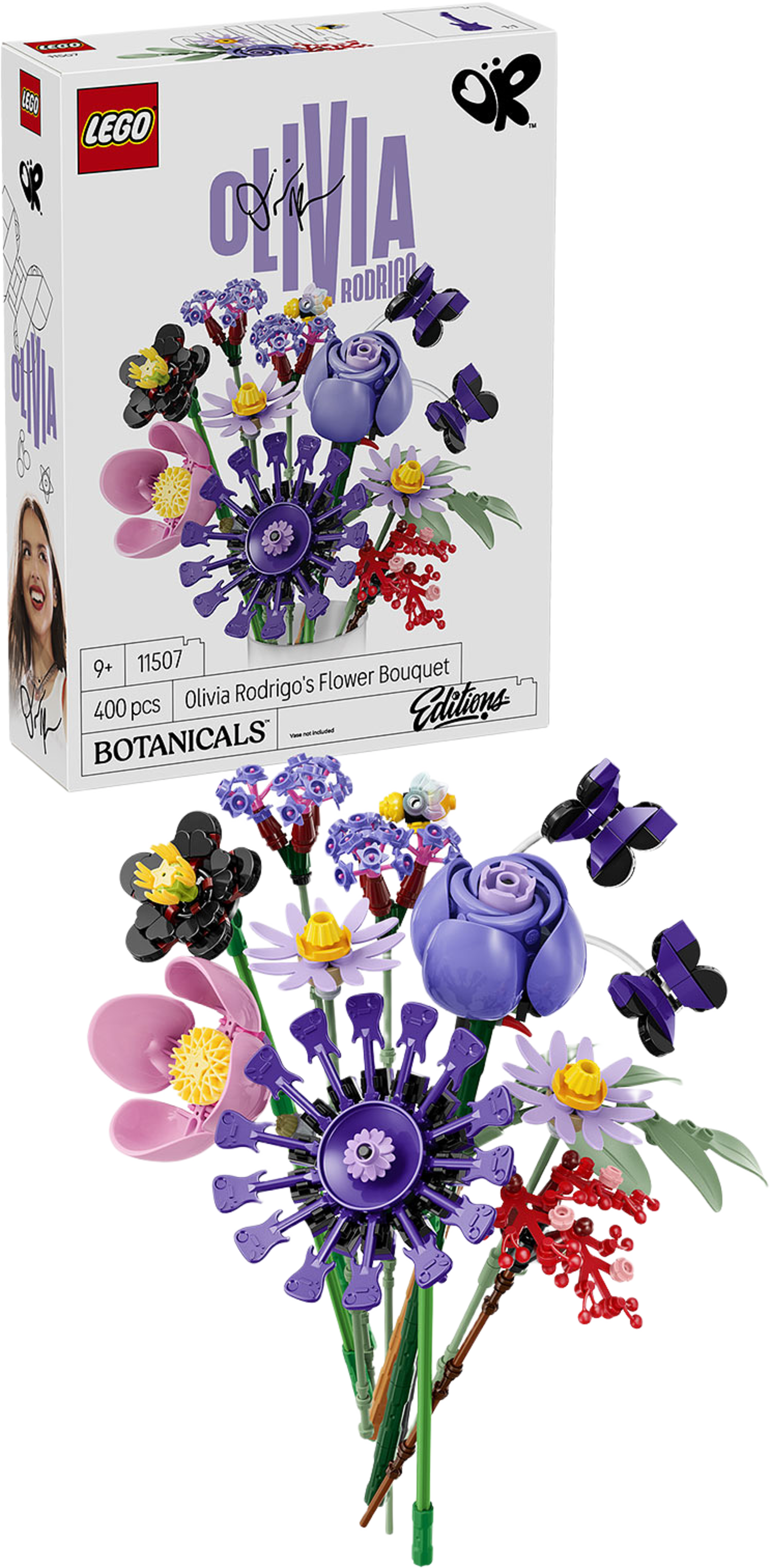 Botanicals & Editions Olivia Rodrigos blomsterbukett 11507, från LEGO, i färgen Multi. Klicka för att öppna bilden i stort format