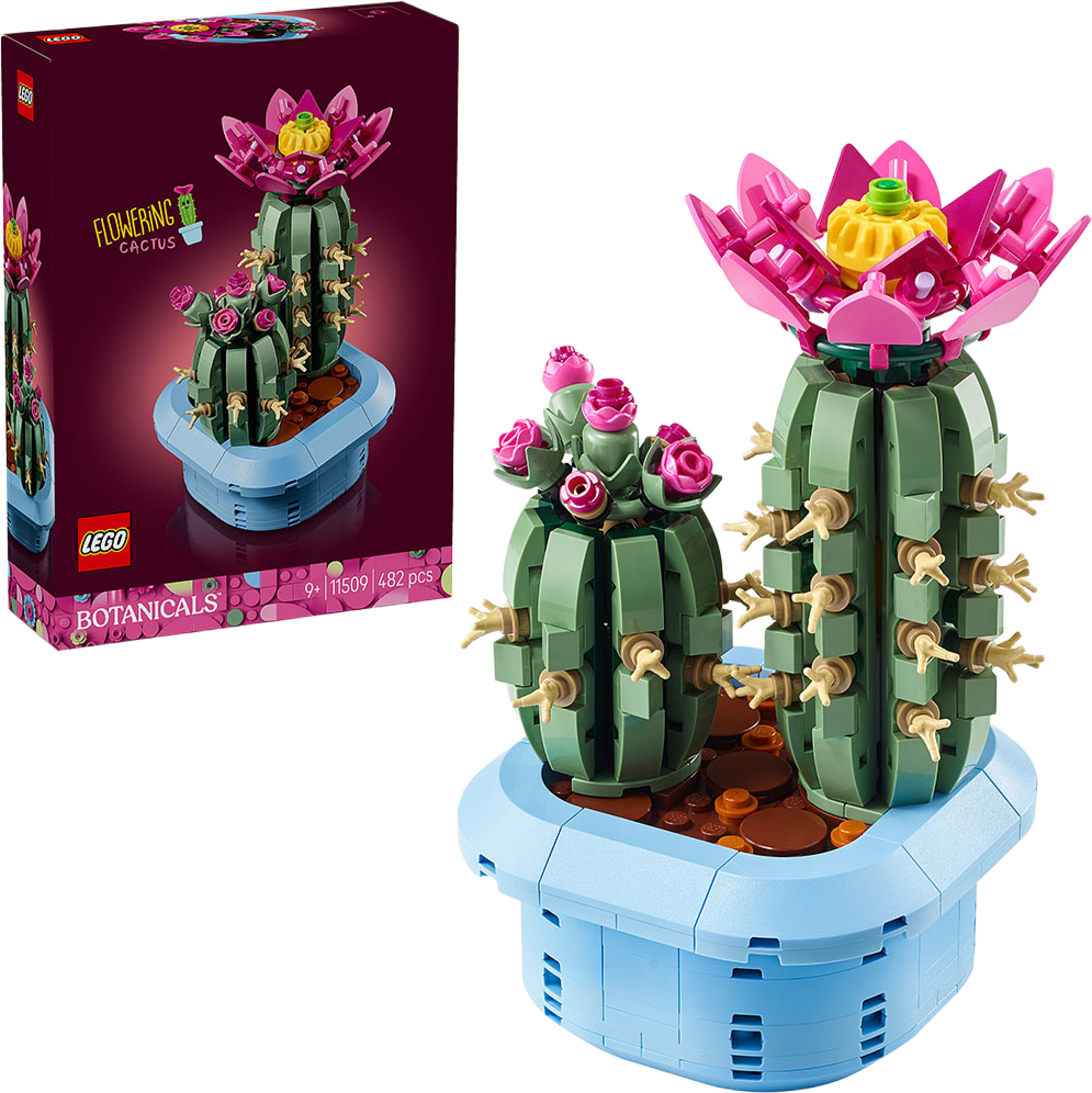 Botanicals Blommande kaktusar – växtdekoration 11509, från LEGO, i färgen Multi. Klicka för att öppna bilden i stort format