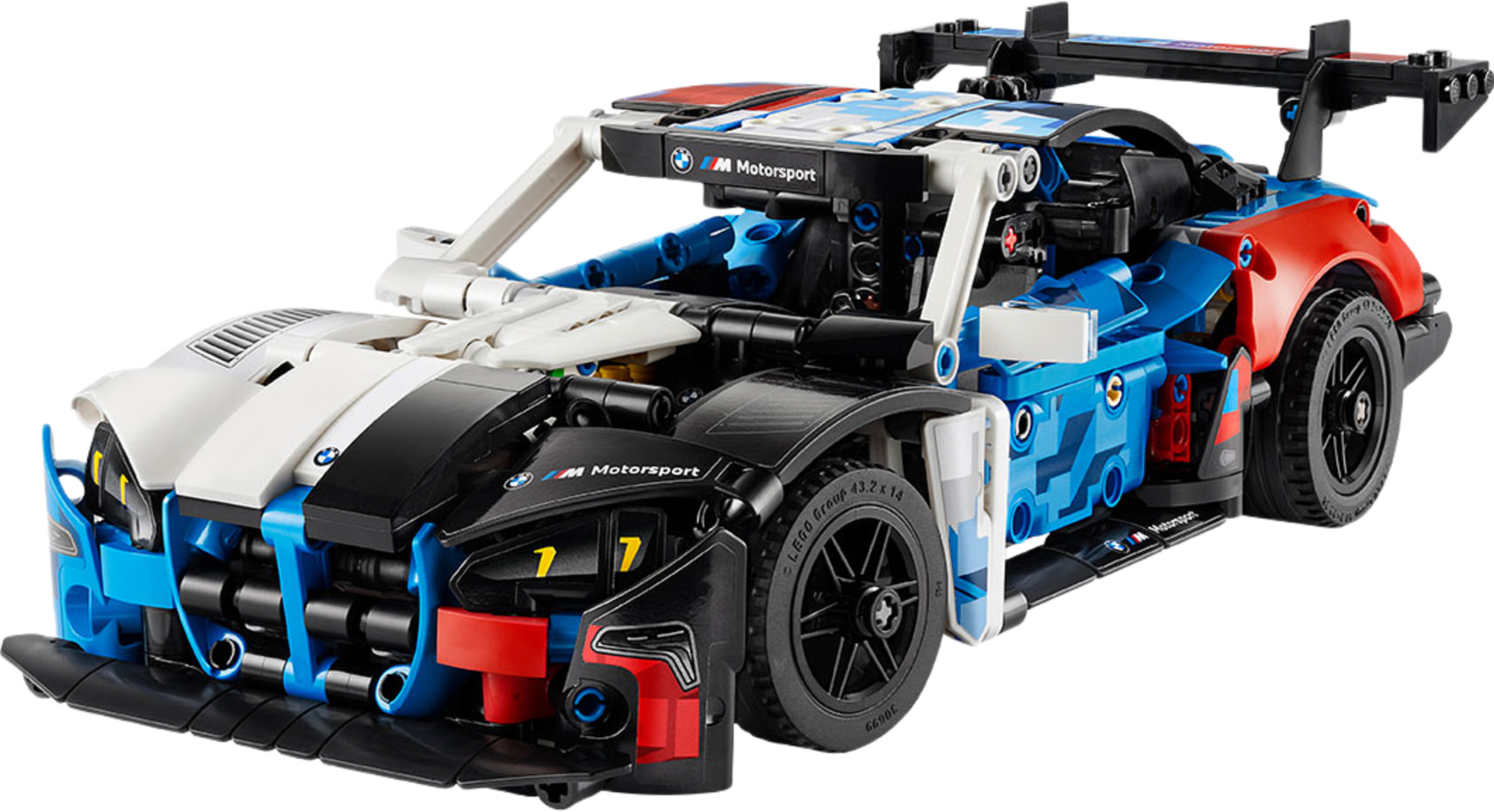 Technic™ BMW M4 GT3 EVO – racerbilsmodell 42226, från LEGO, i färgen Multi. Klicka för att öppna bilden i stort format