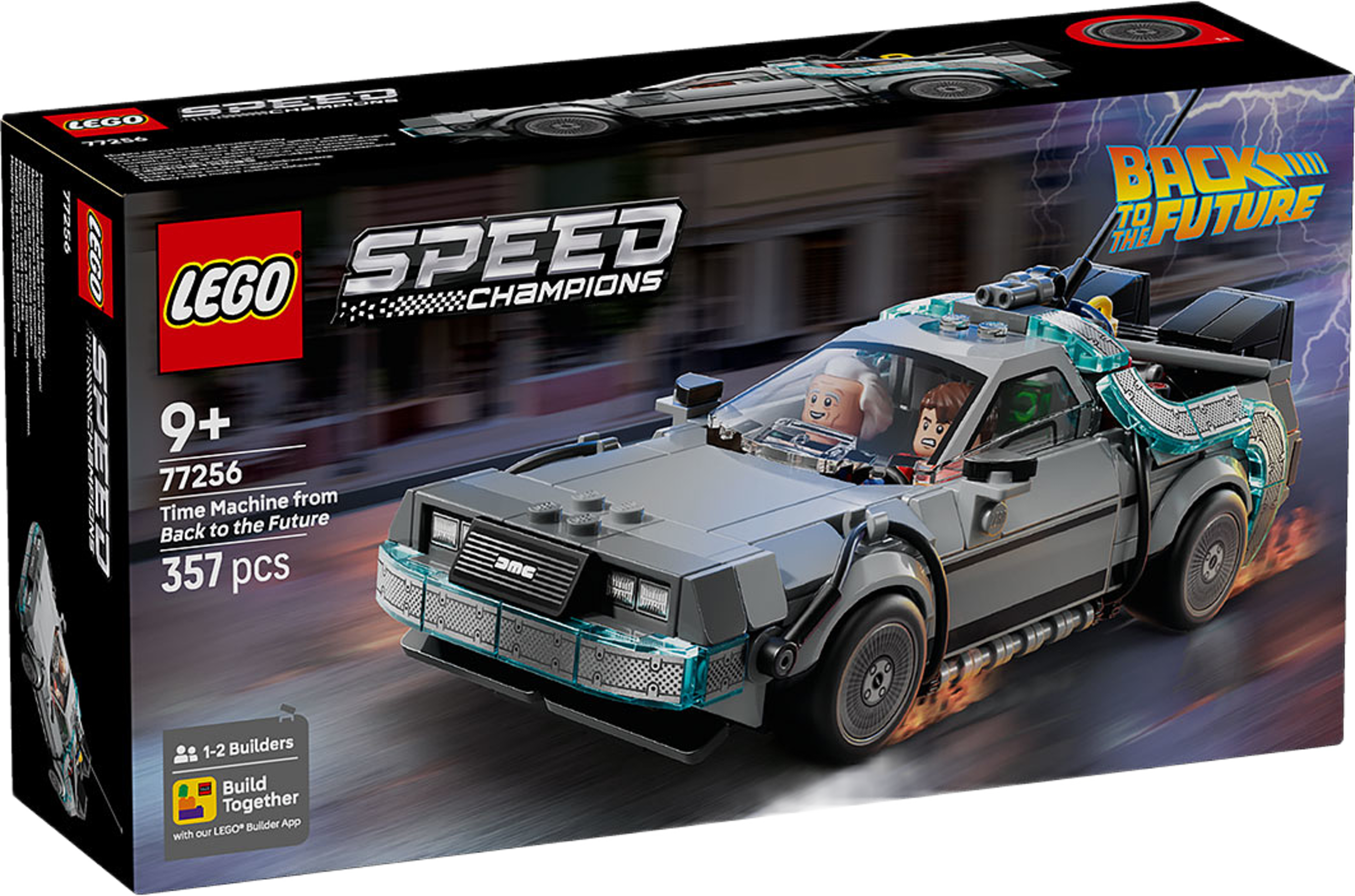 Speed Champions Tidsmaskinen från Tillbaka till framtiden 77256, från LEGO, i färgen Multi. Klicka för att öppna bilden i stort format