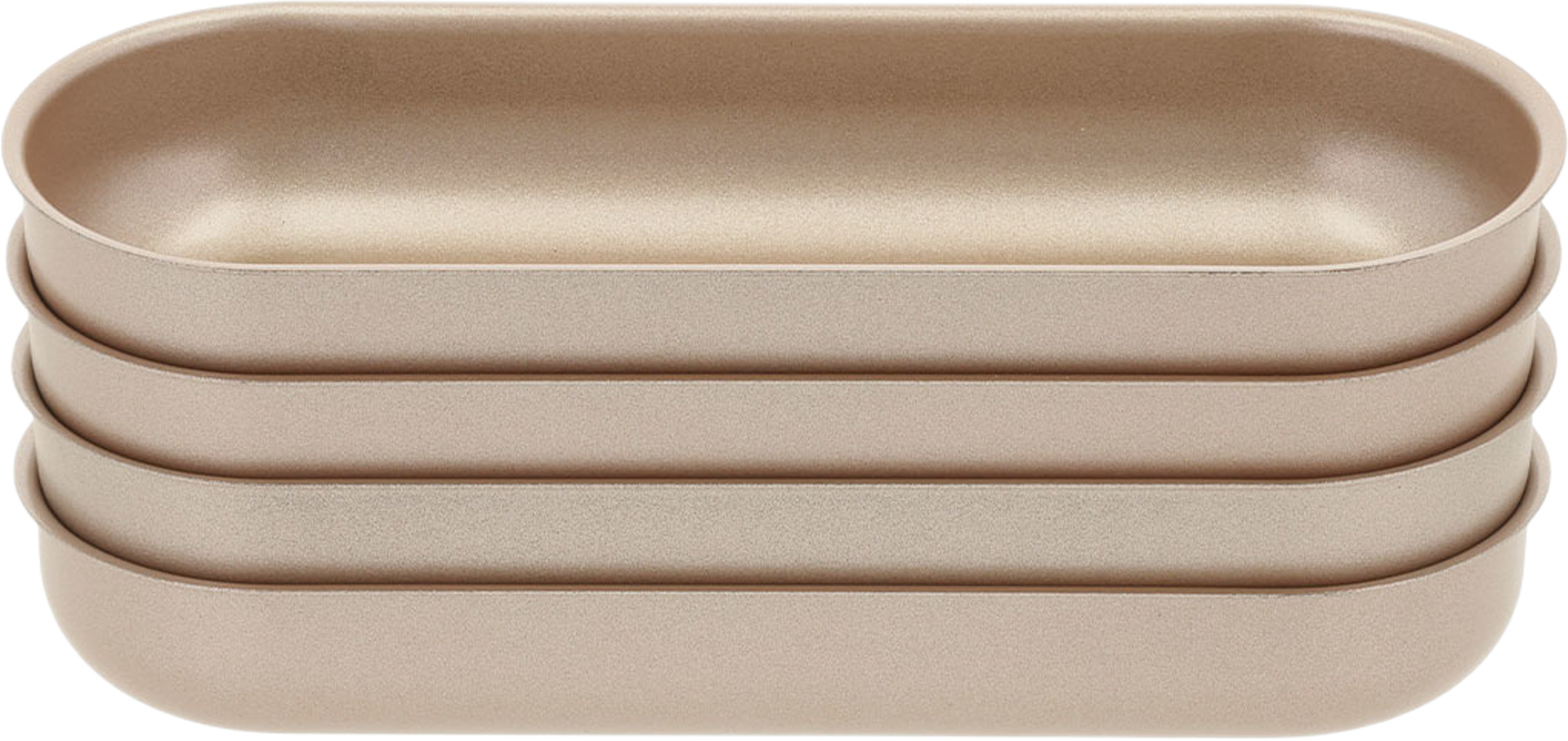 Minibrödform 4 st Rose gold Carbon steel, från Blomsterbergs, i färgen Metall. Klicka för att öppna bilden i stort format