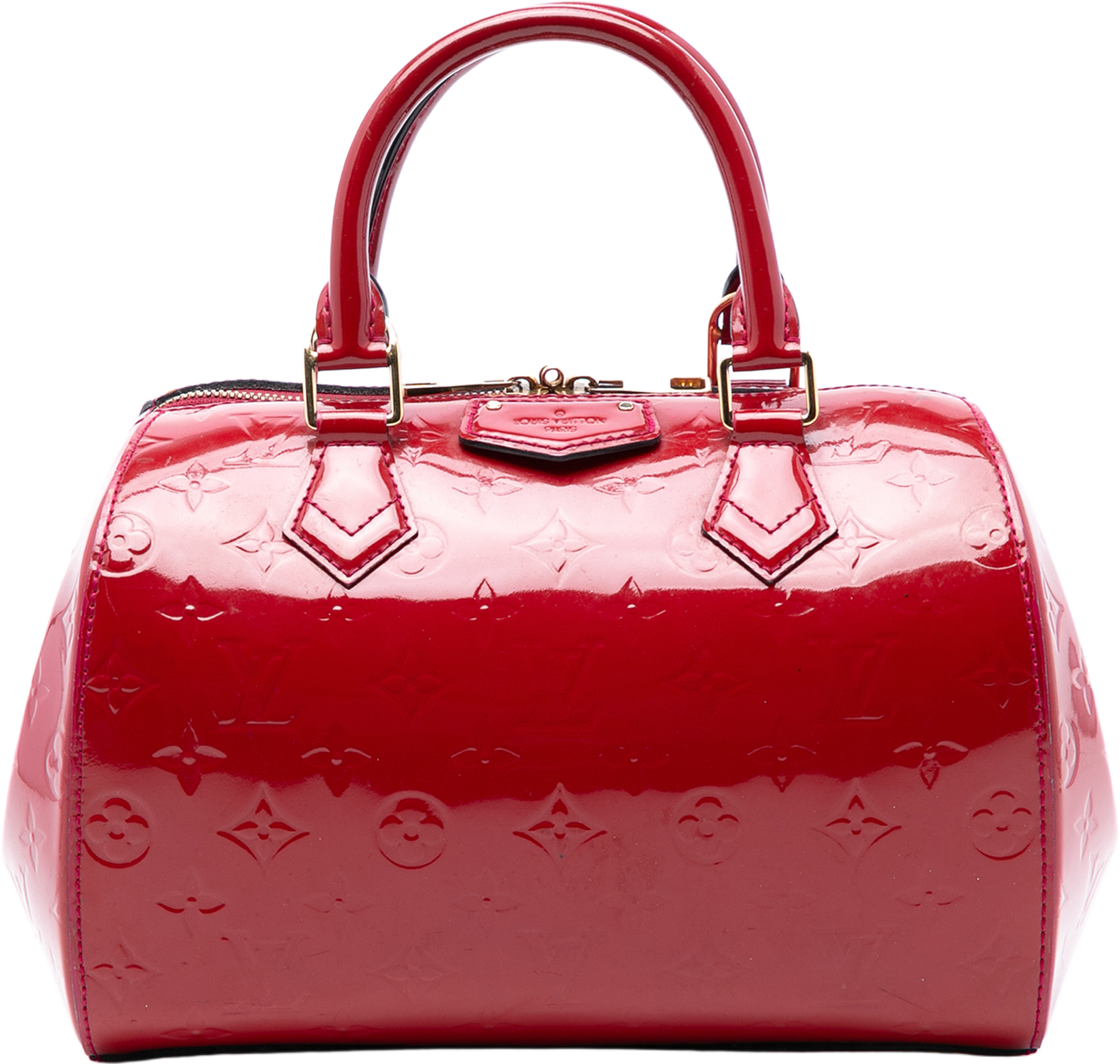 Louis Vuitton Monogram Vernis Montana, från Luxclusif, i färgen pink. Klicka för att öppna bilden i stort format