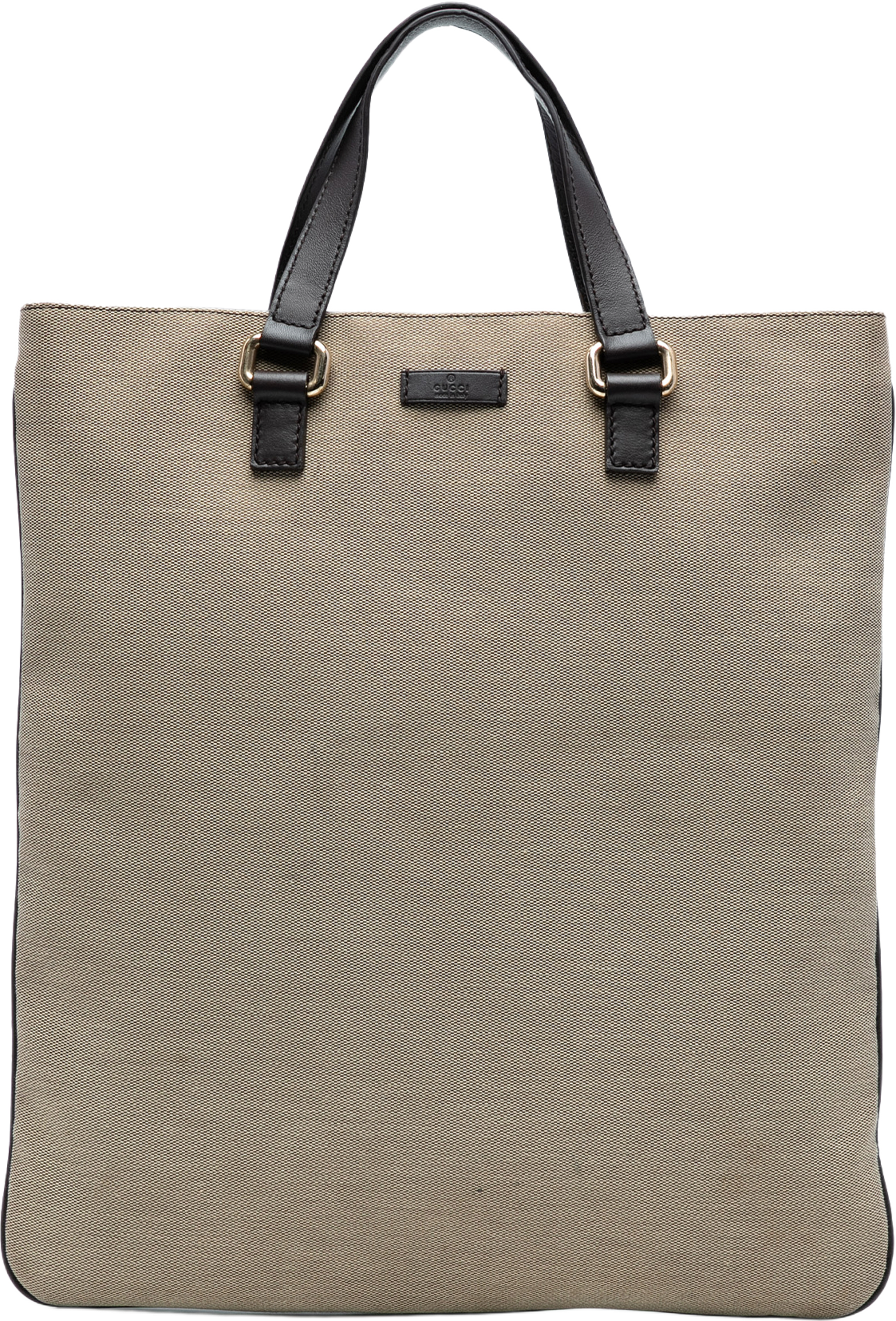Gucci Canvas Tote, från Luxclusif, i färgen beige. Klicka för att öppna bilden i stort format