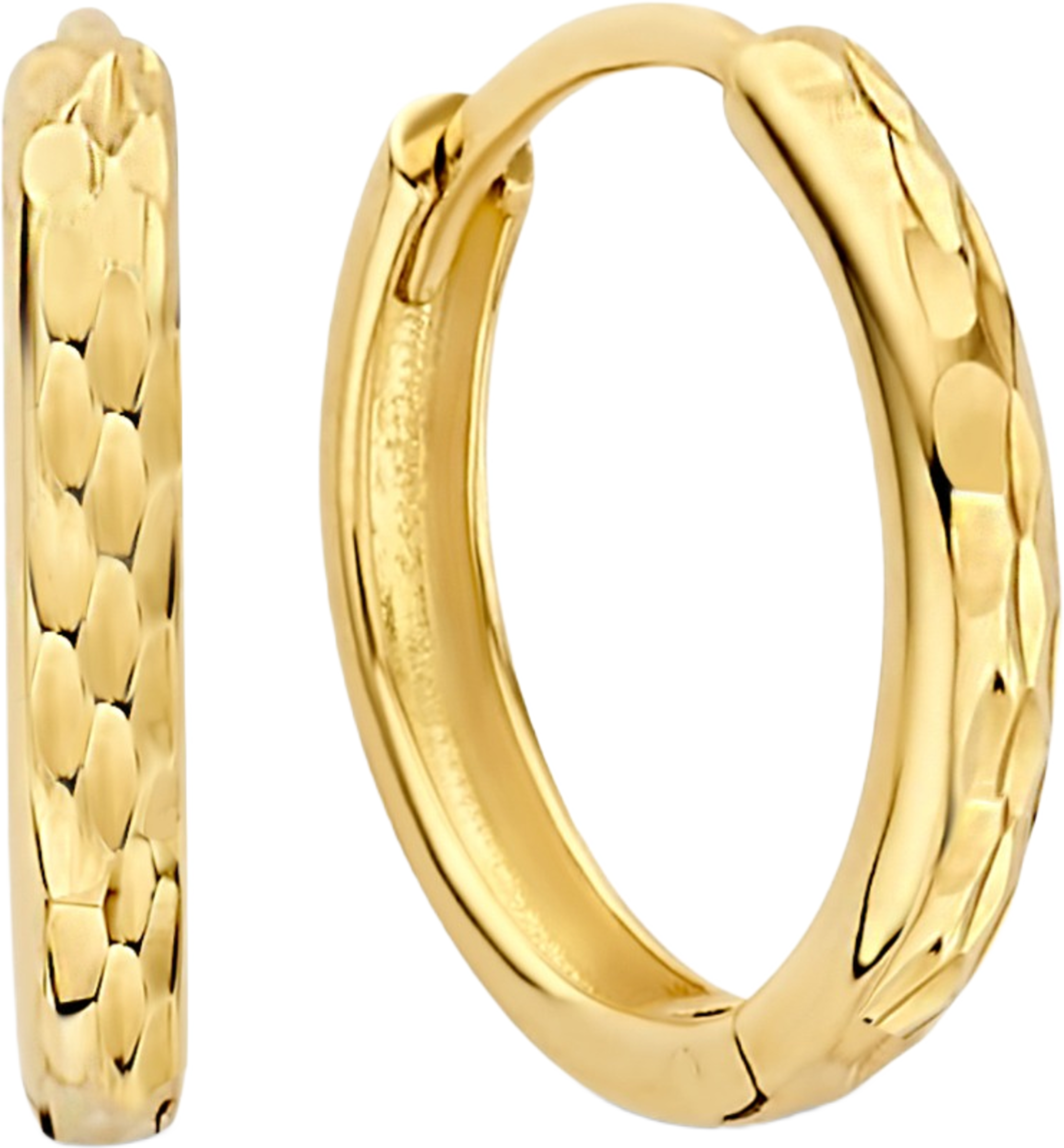 Rivoli 14 Karat Guld Creoler