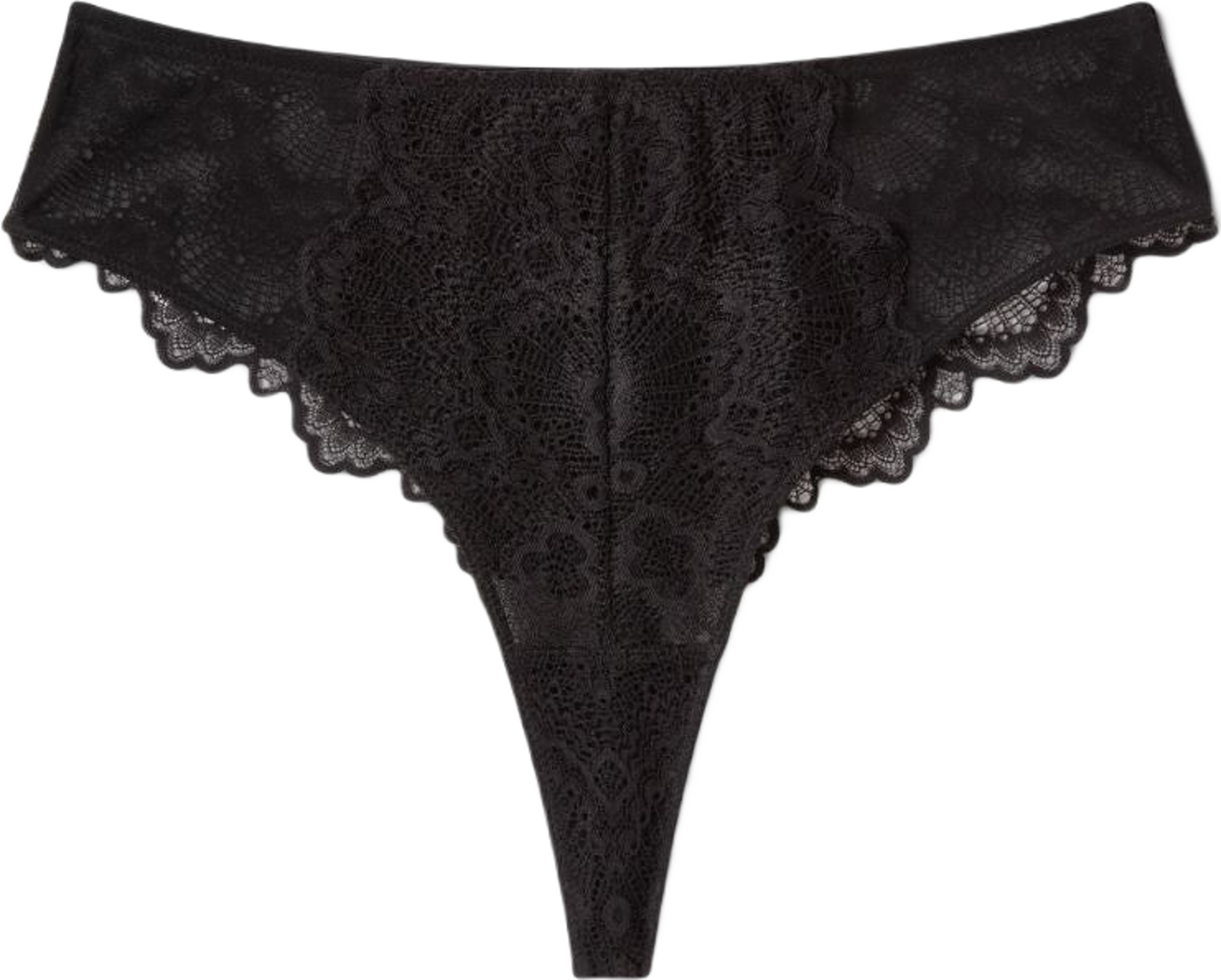 Lace Mesh Highwaist Thong