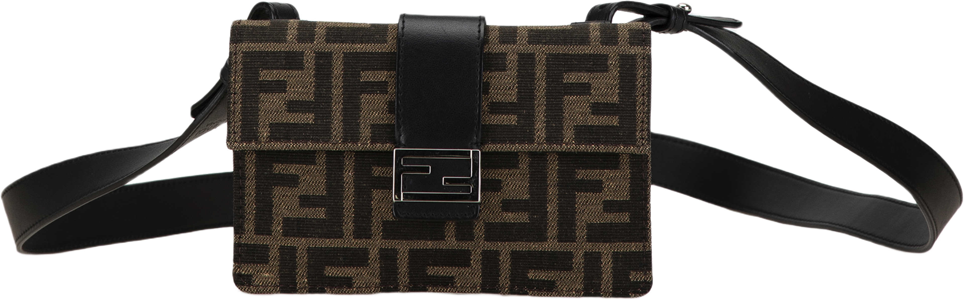 Fendi Zucca Canvas Convertible Belt Bag