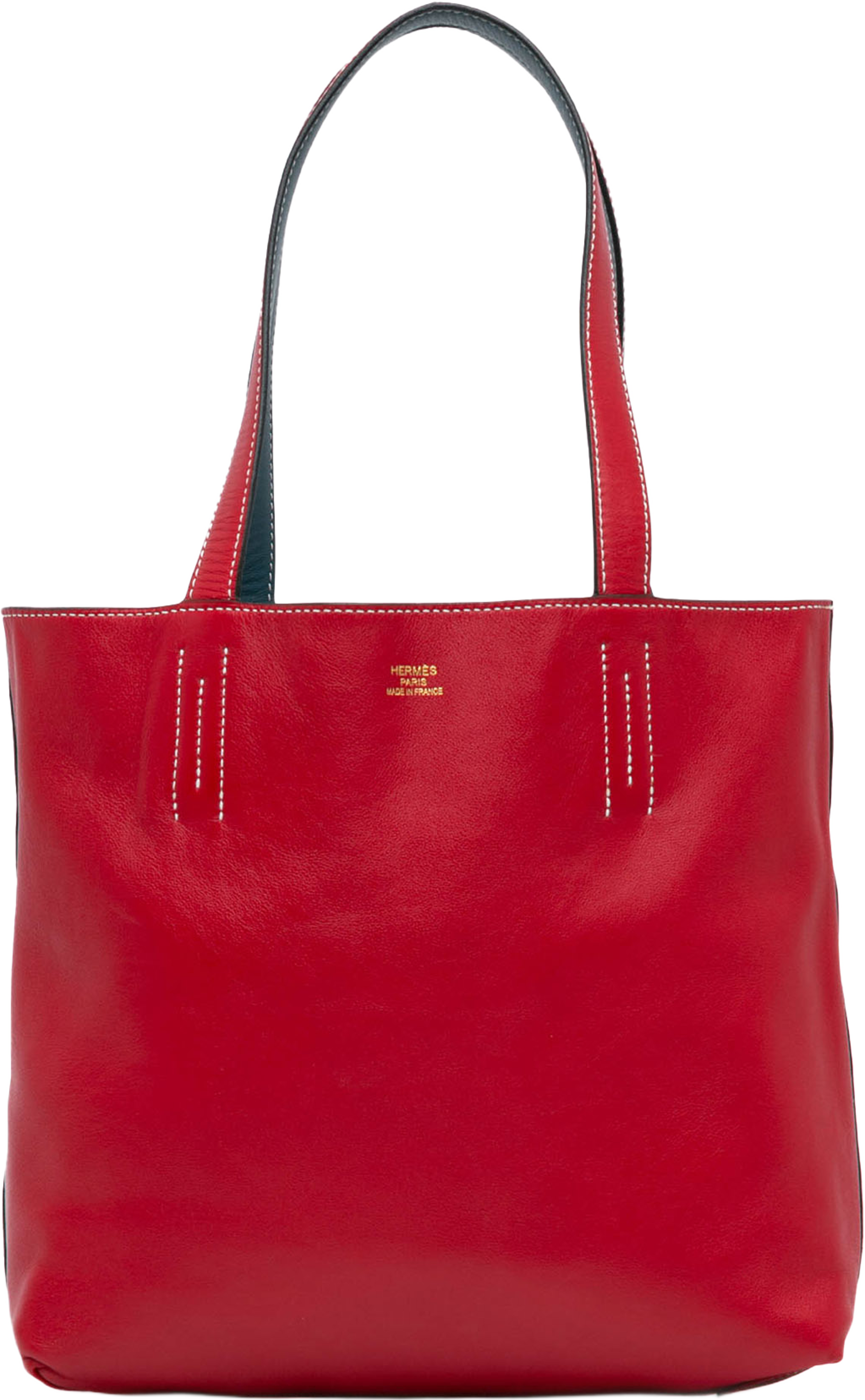 Hermès Clemence Double Sens 36, från Luxclusif, i färgen red.