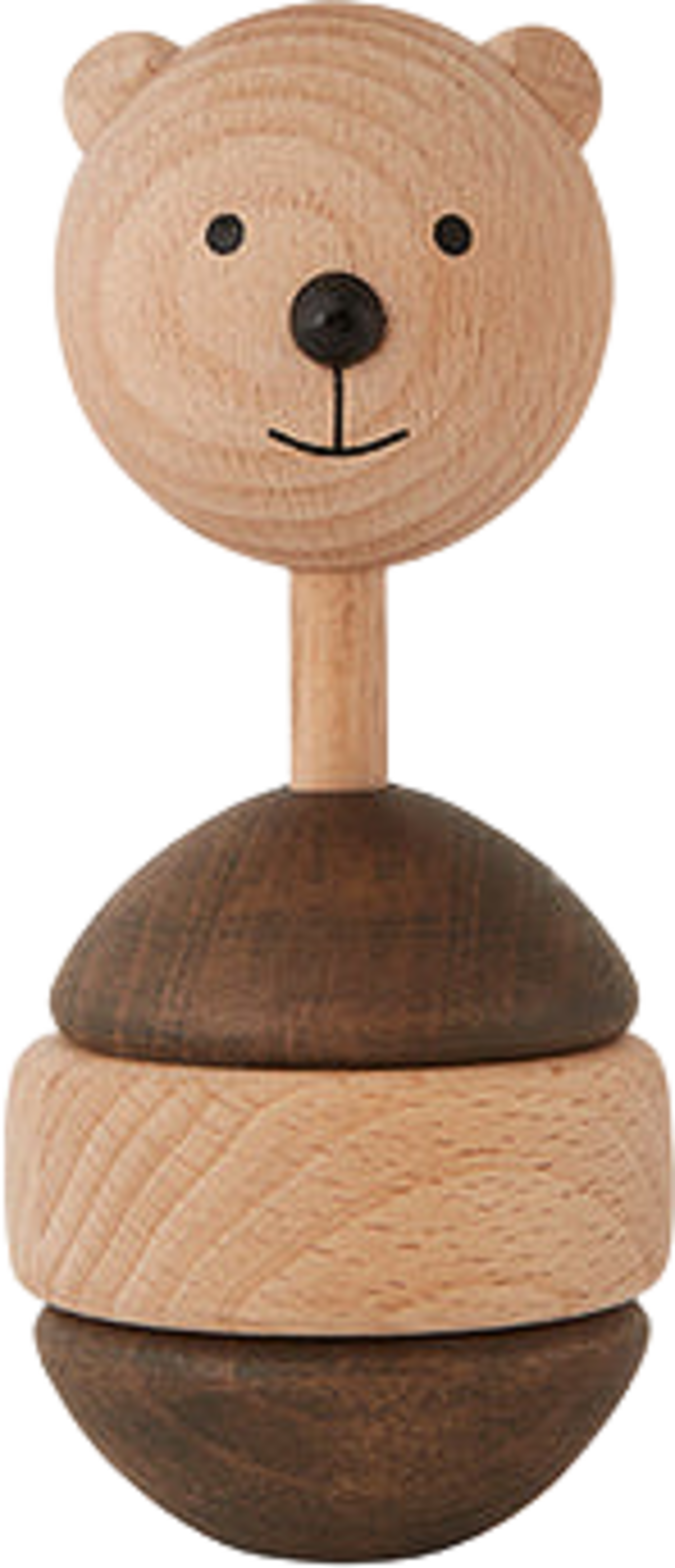 Bear Rattle, från OYOY Mini, i färgen nature. Klicka för att öppna bilden i stort format