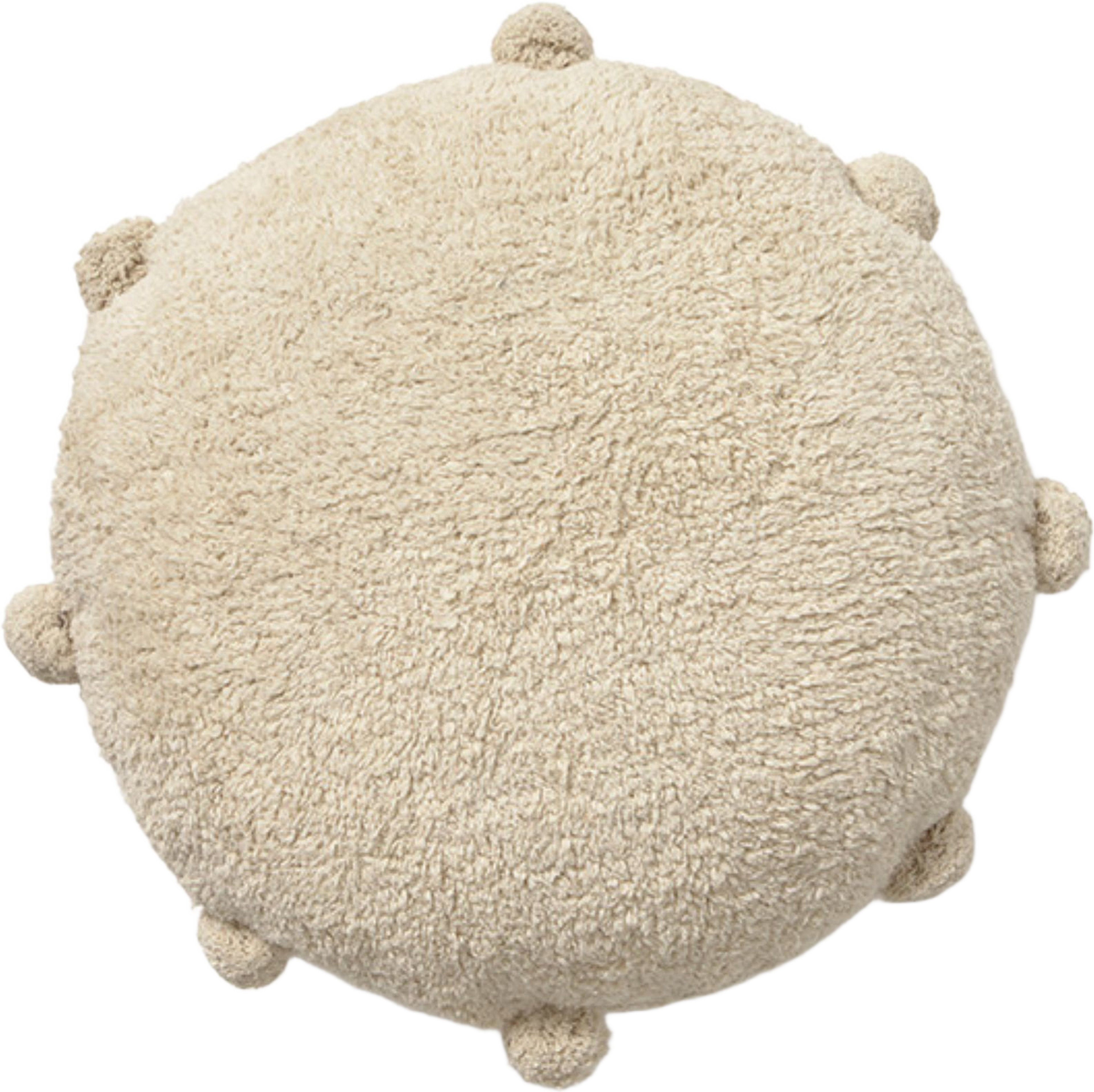 Golvkudde Bubbly, från LORENA CANALS, i färgen naturlig. Klicka för att öppna bilden i stort format